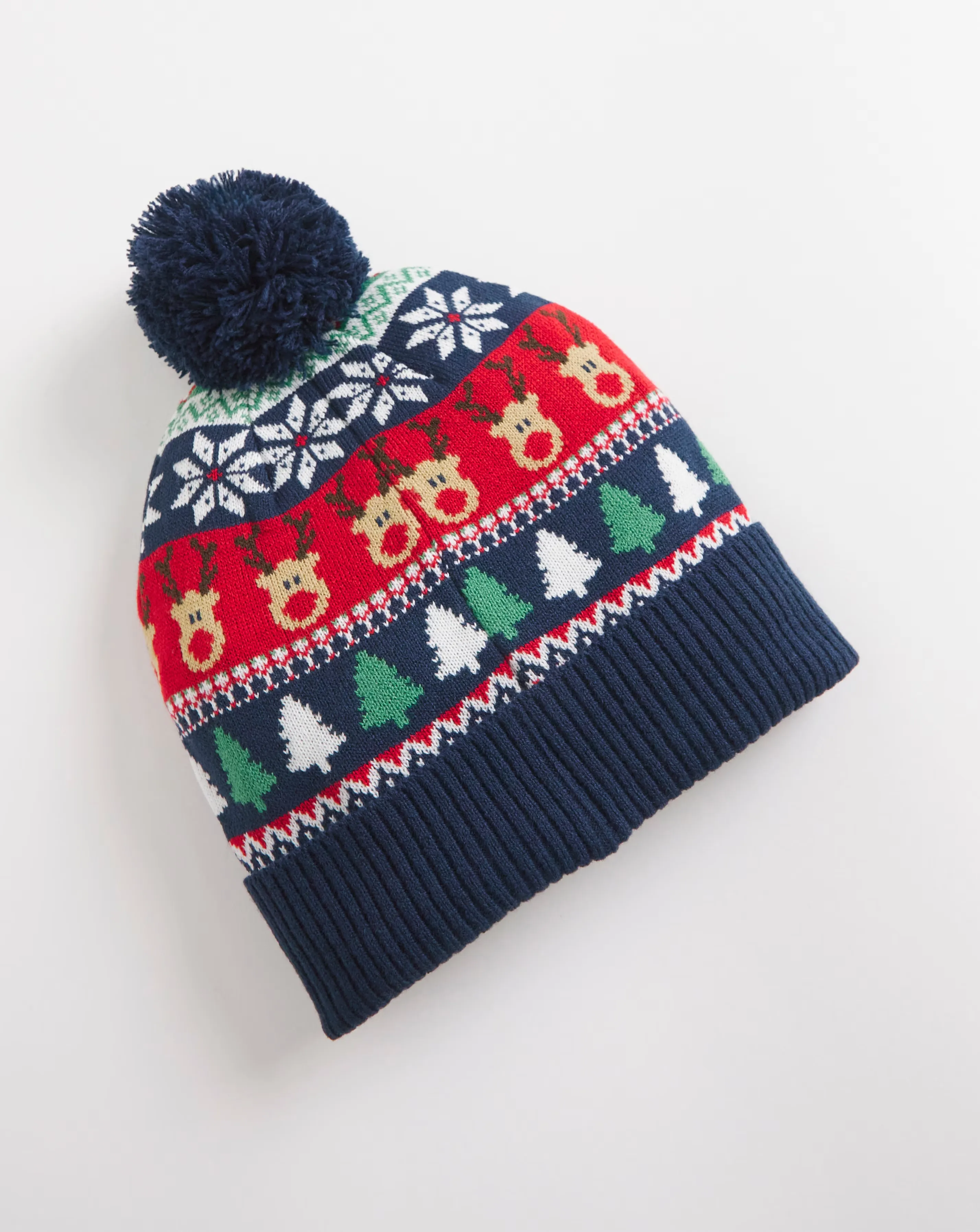Christmas Fairisle Bobble Hat 2 Christmas Fairisle Bobble Hat