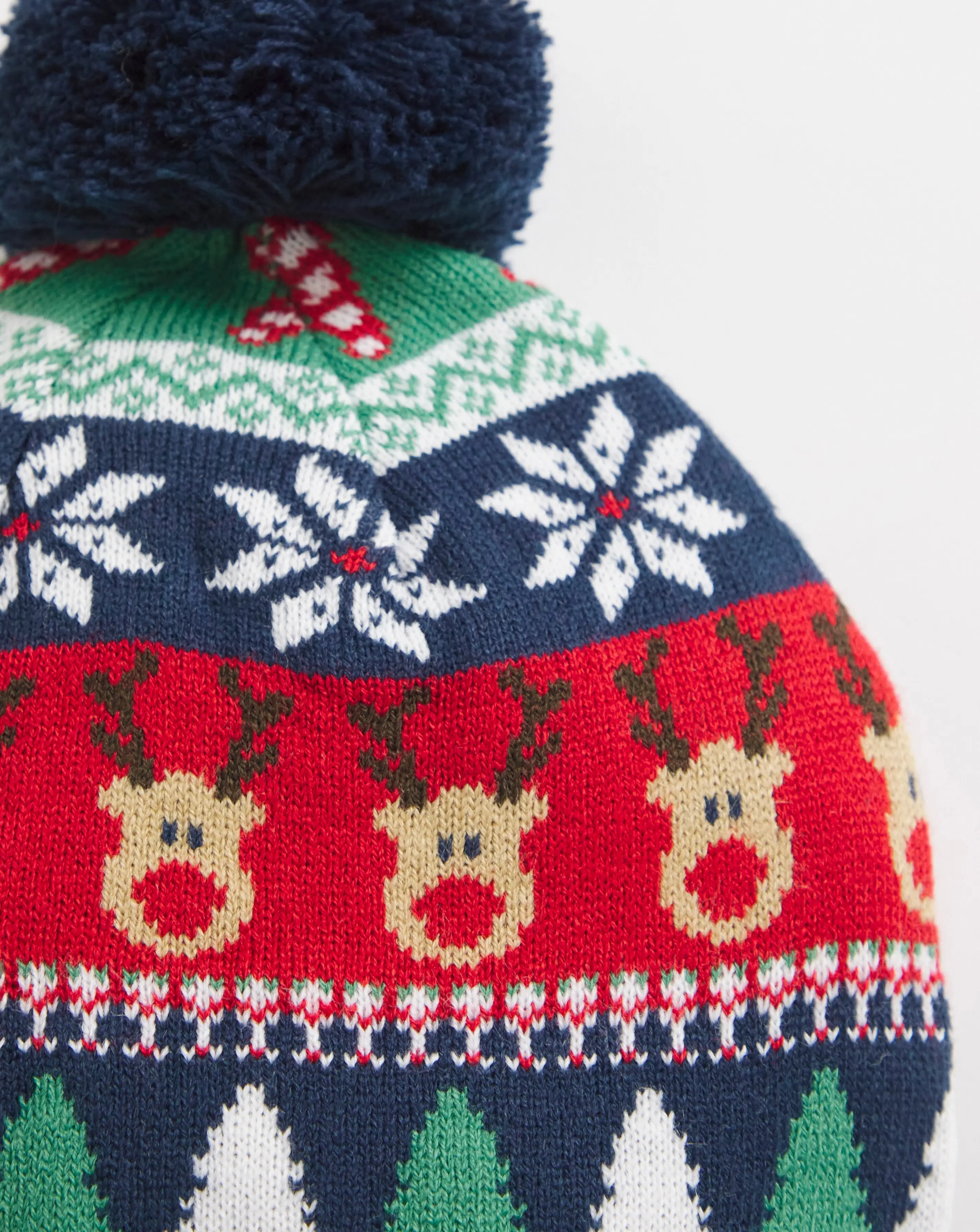 Christmas Fairisle Bobble Hat 3 Christmas Fairisle Bobble Hat
