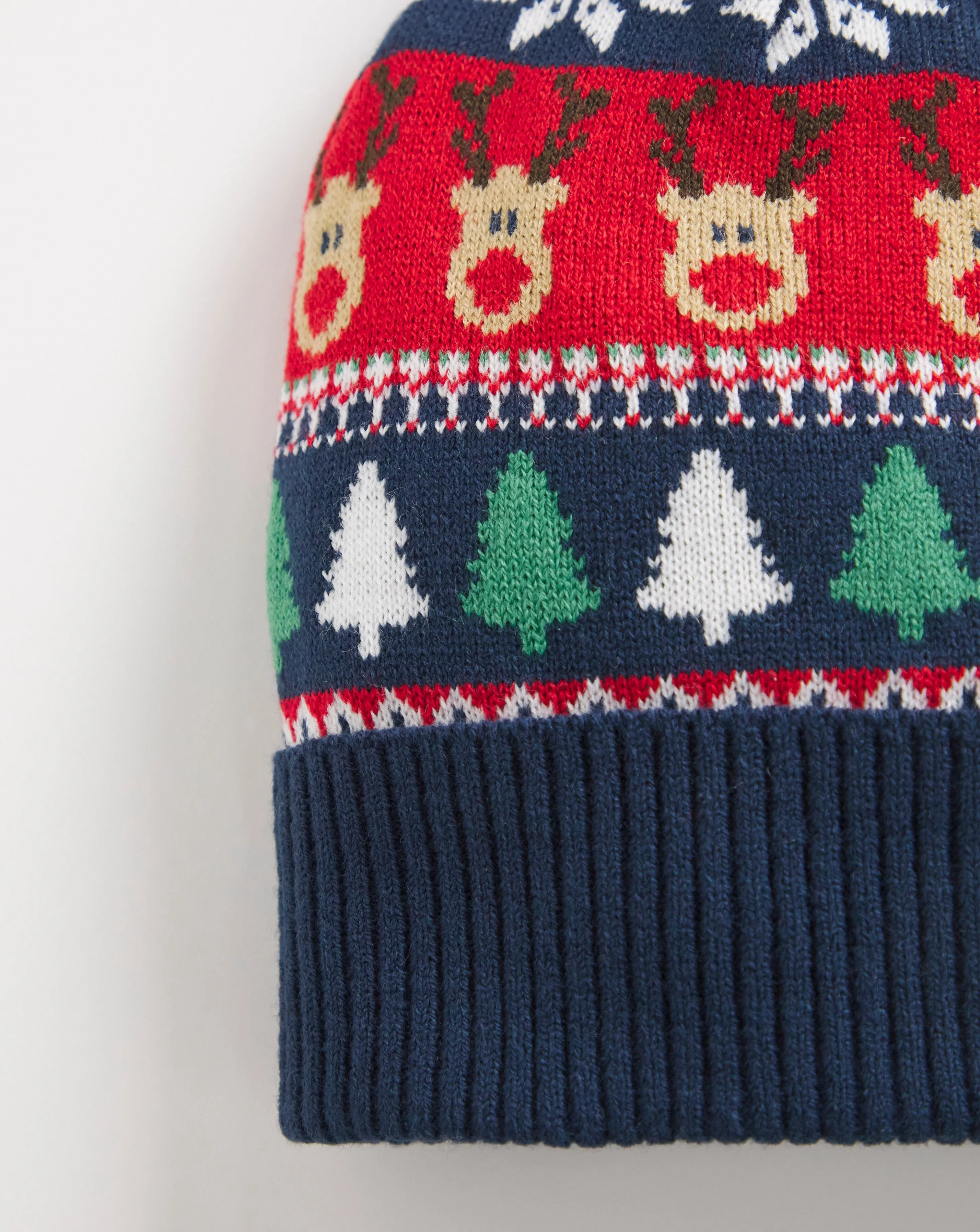 Christmas Fairisle Bobble Hat 4 Christmas Fairisle Bobble Hat
