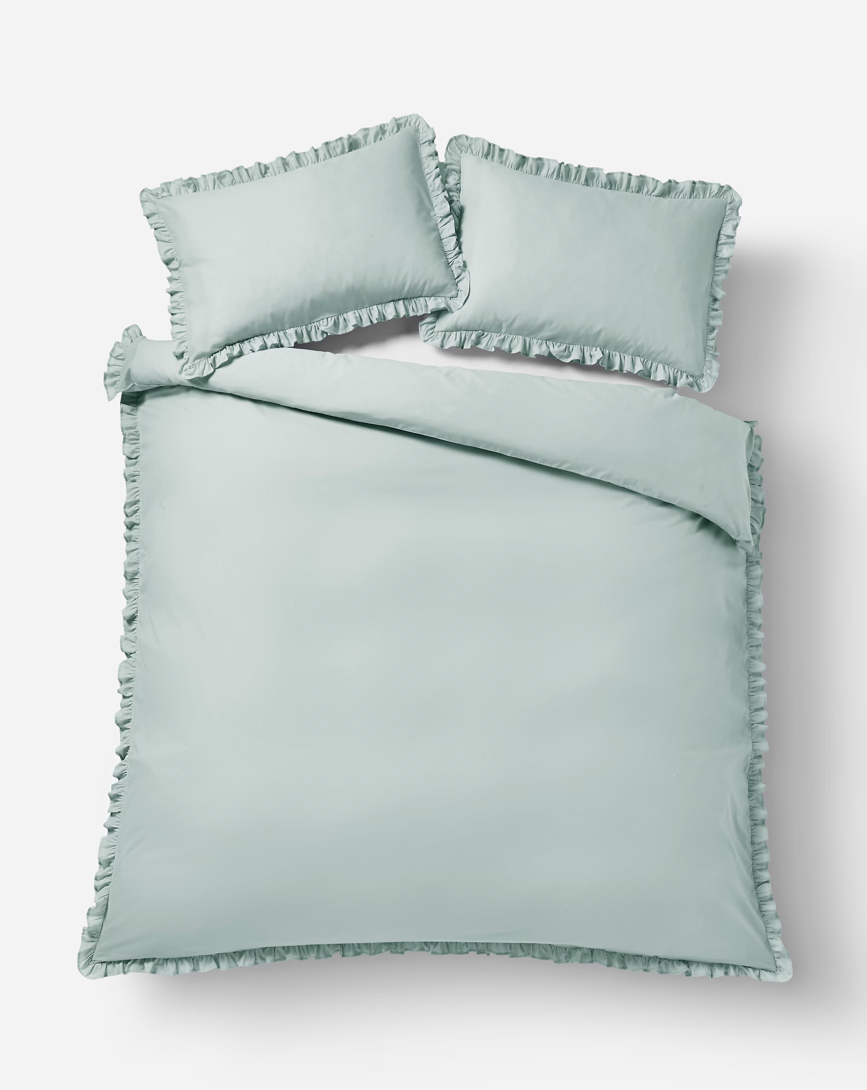Ruffled Edge Duvet Cover Set 3 Ruffled Edge Duvet Cover Set