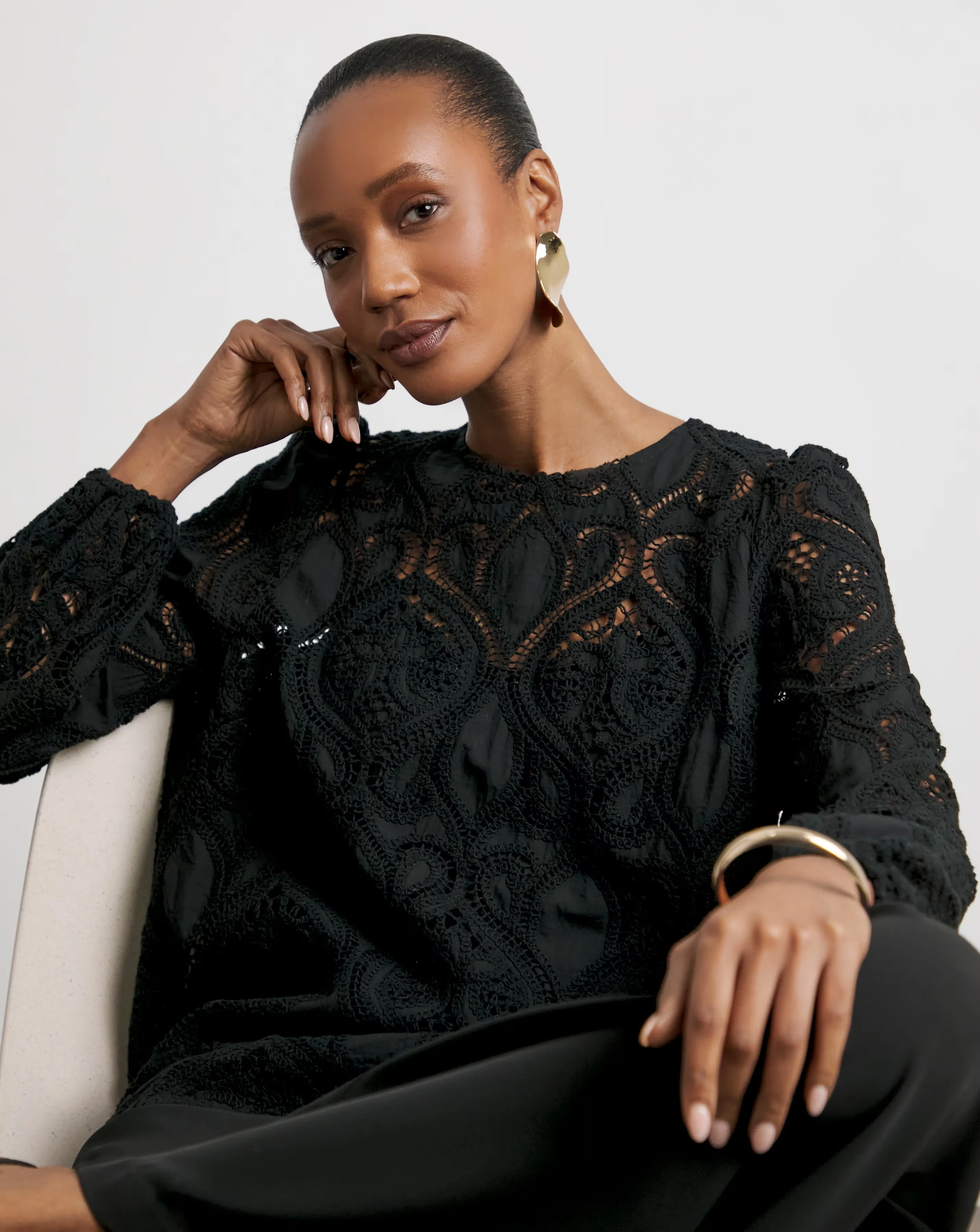 Joanna Hope Premium Broderie Blouse 1 Joanna Hope Premium Broderie Blouse