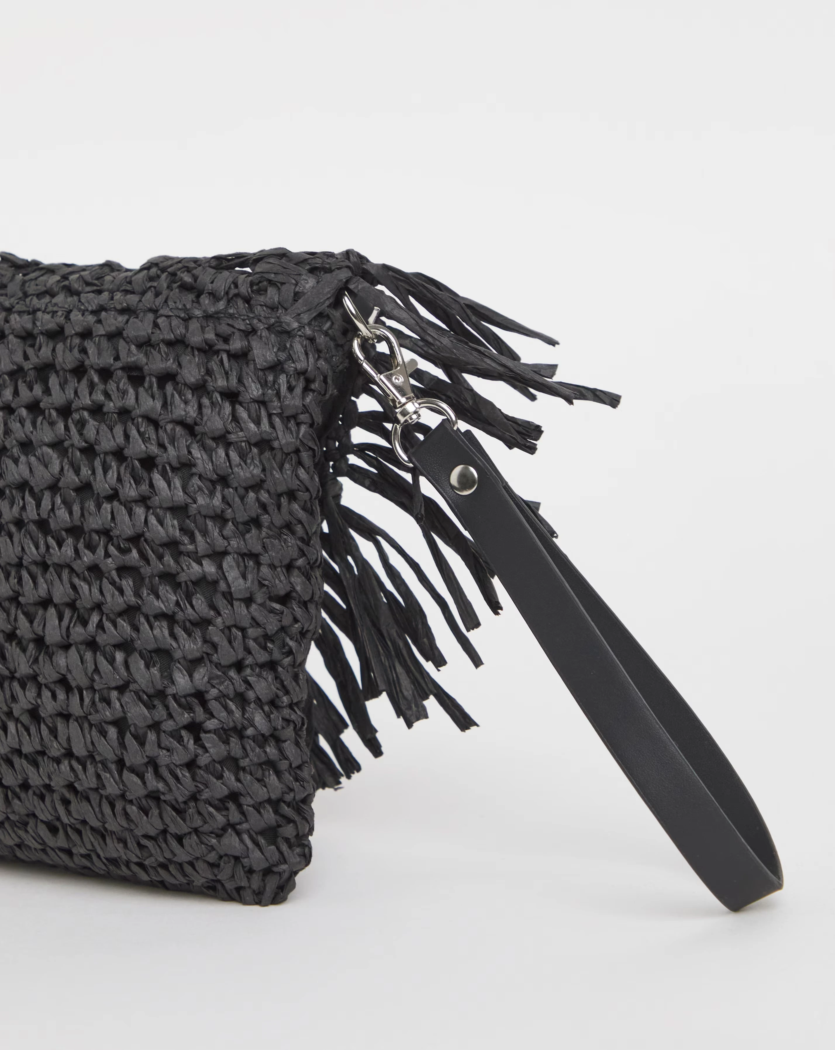 Fringe Raffia Oversized Clutch Bag 4 Fringe Raffia Oversized Clutch Bag