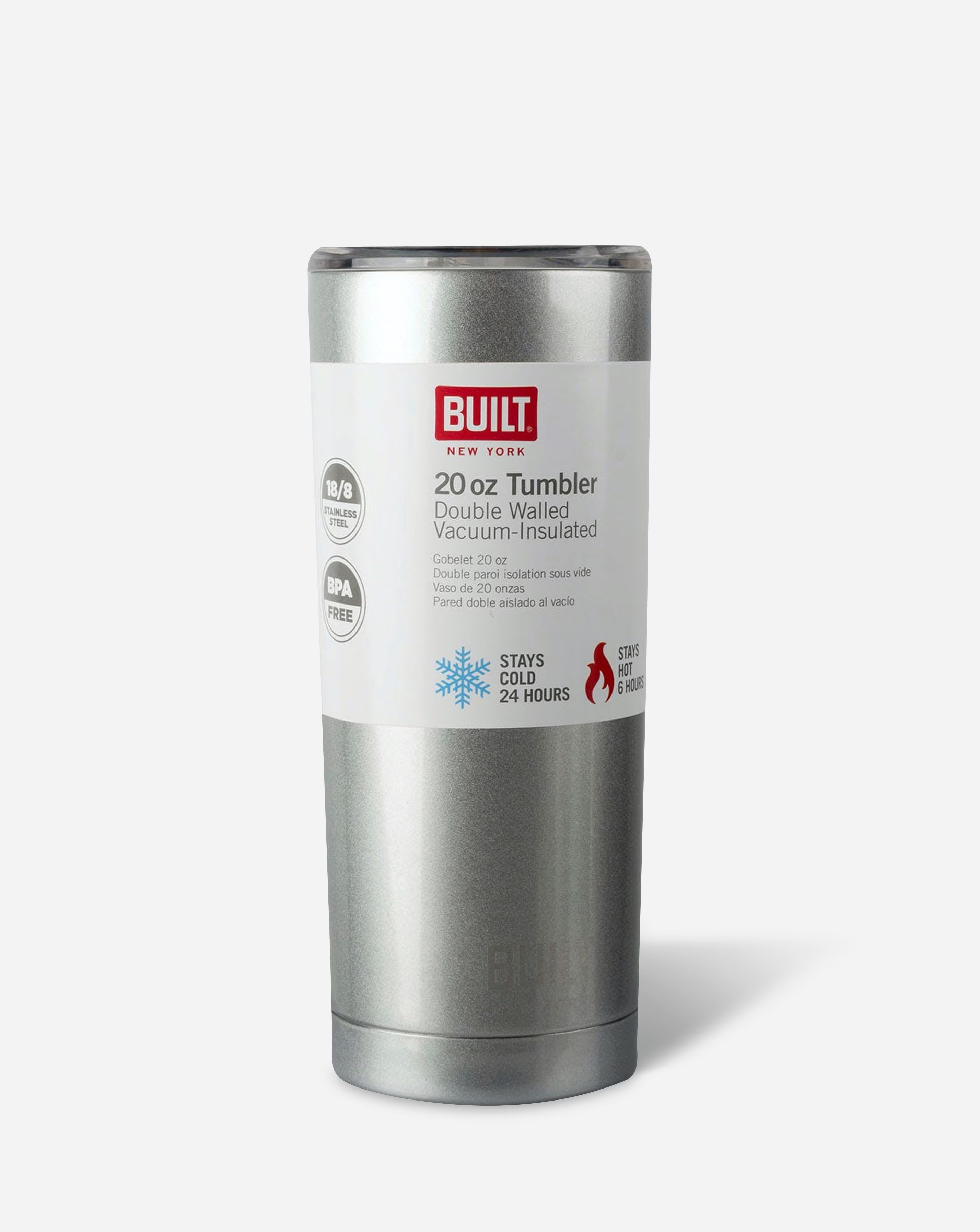Built Travel Mug Silver