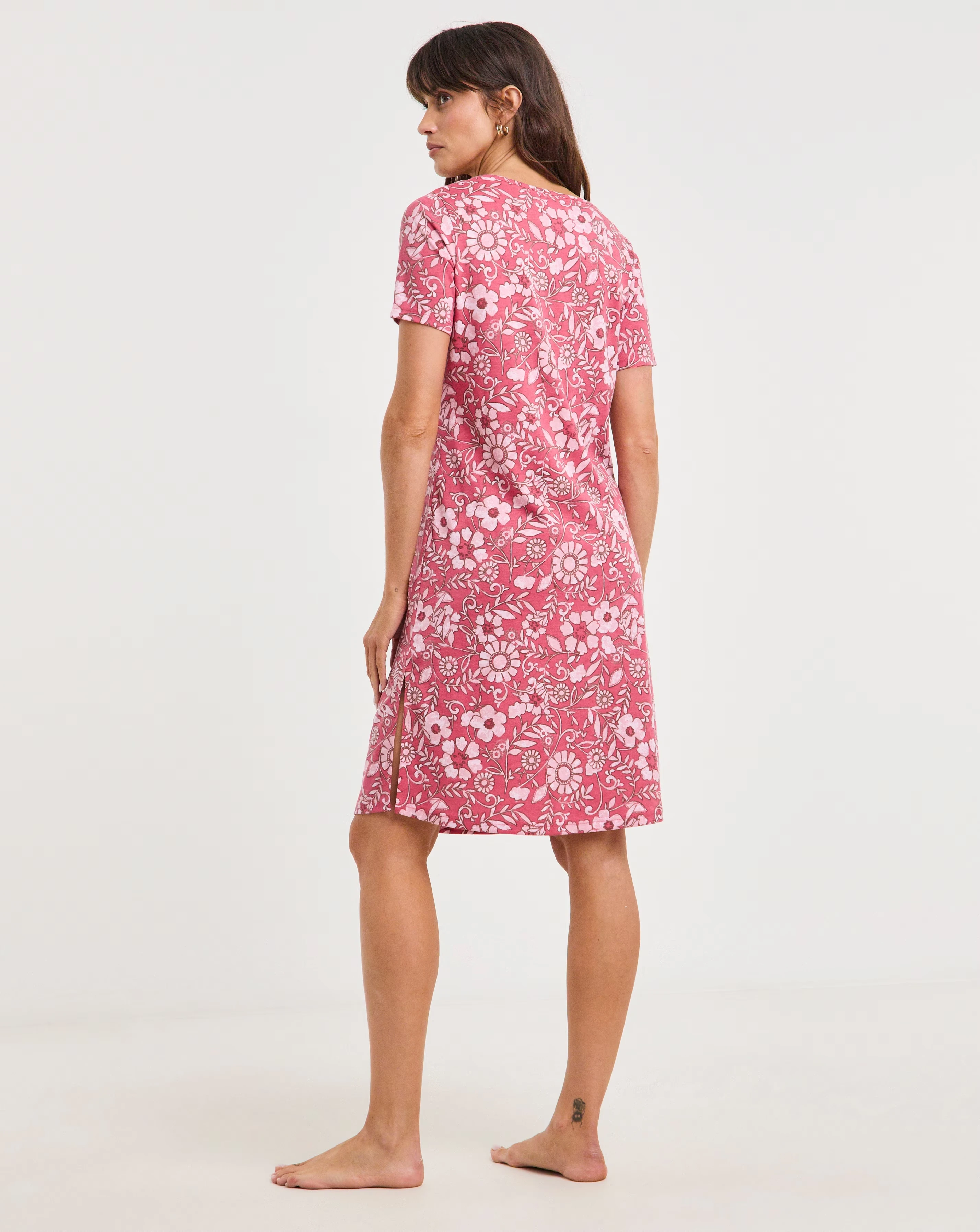 Julipa (2 Pack) Value Midi Nighties Floral Print 3 Julipa (2 Pack) Value Midi Nighties Floral Print