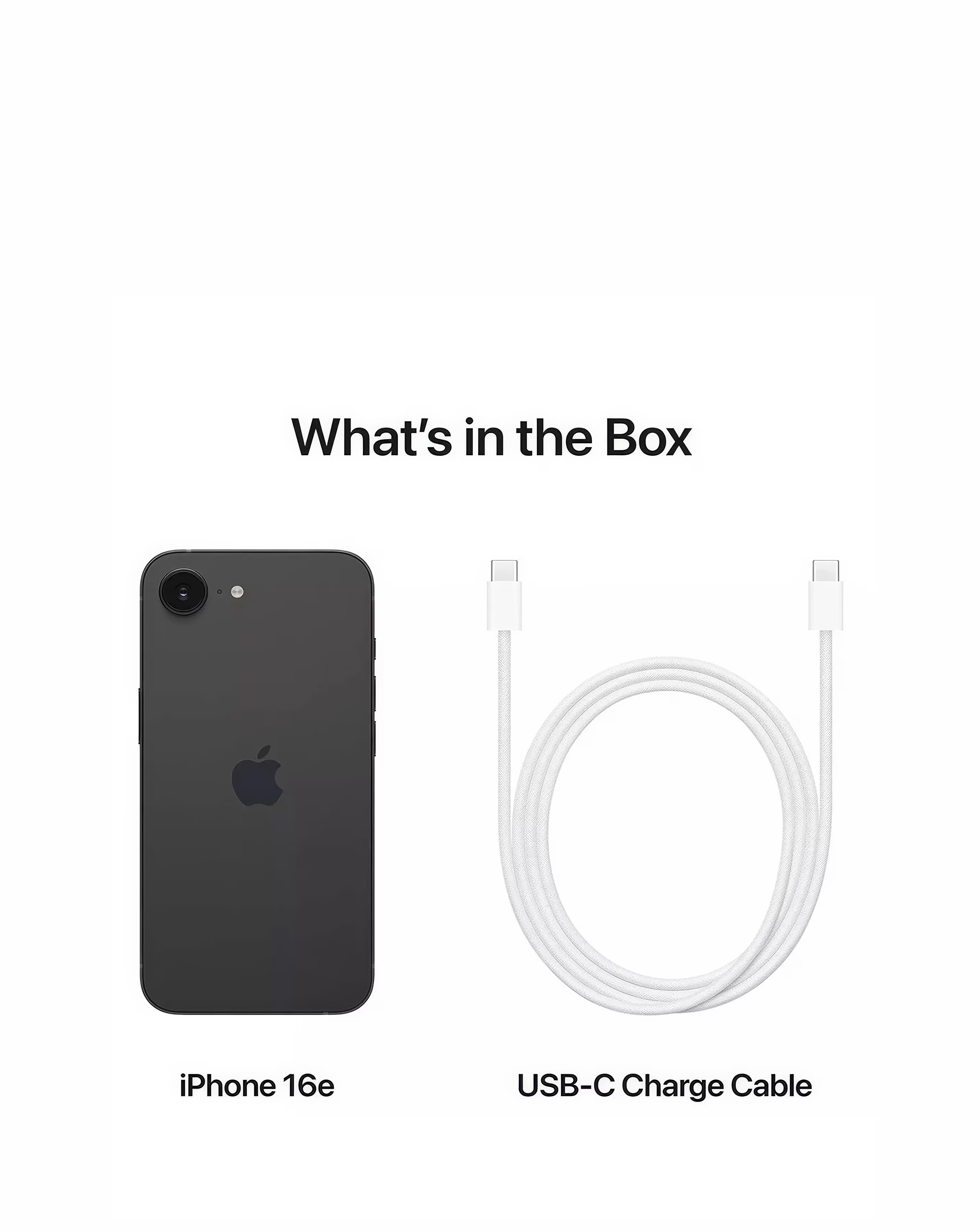 Apple iPhone 16e 128GB - Black 5 Apple iPhone 16e 128GB - Black
