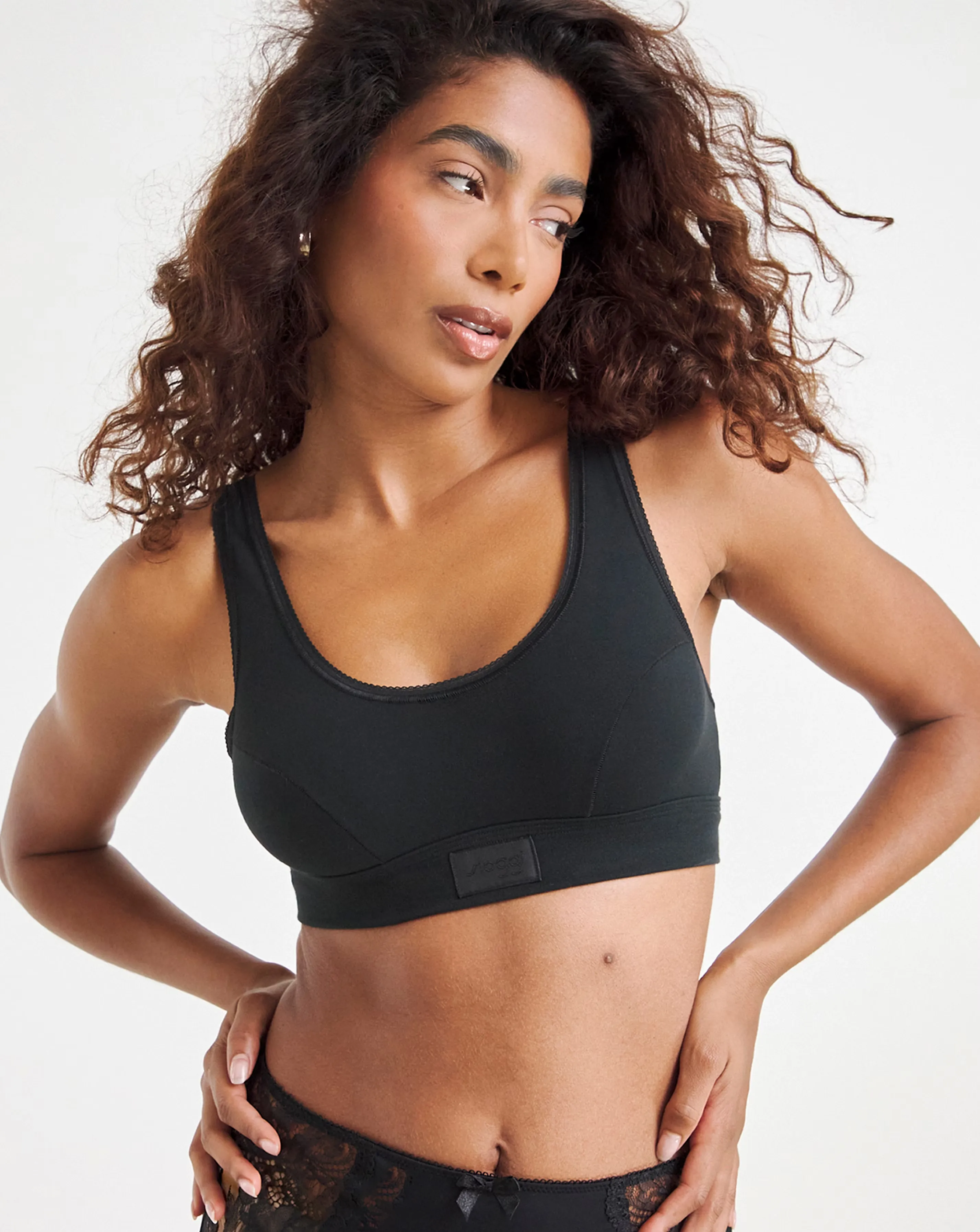 Sloggi Cotton Double Comfort Top Black 1 Sloggi Cotton Double Comfort Top Black