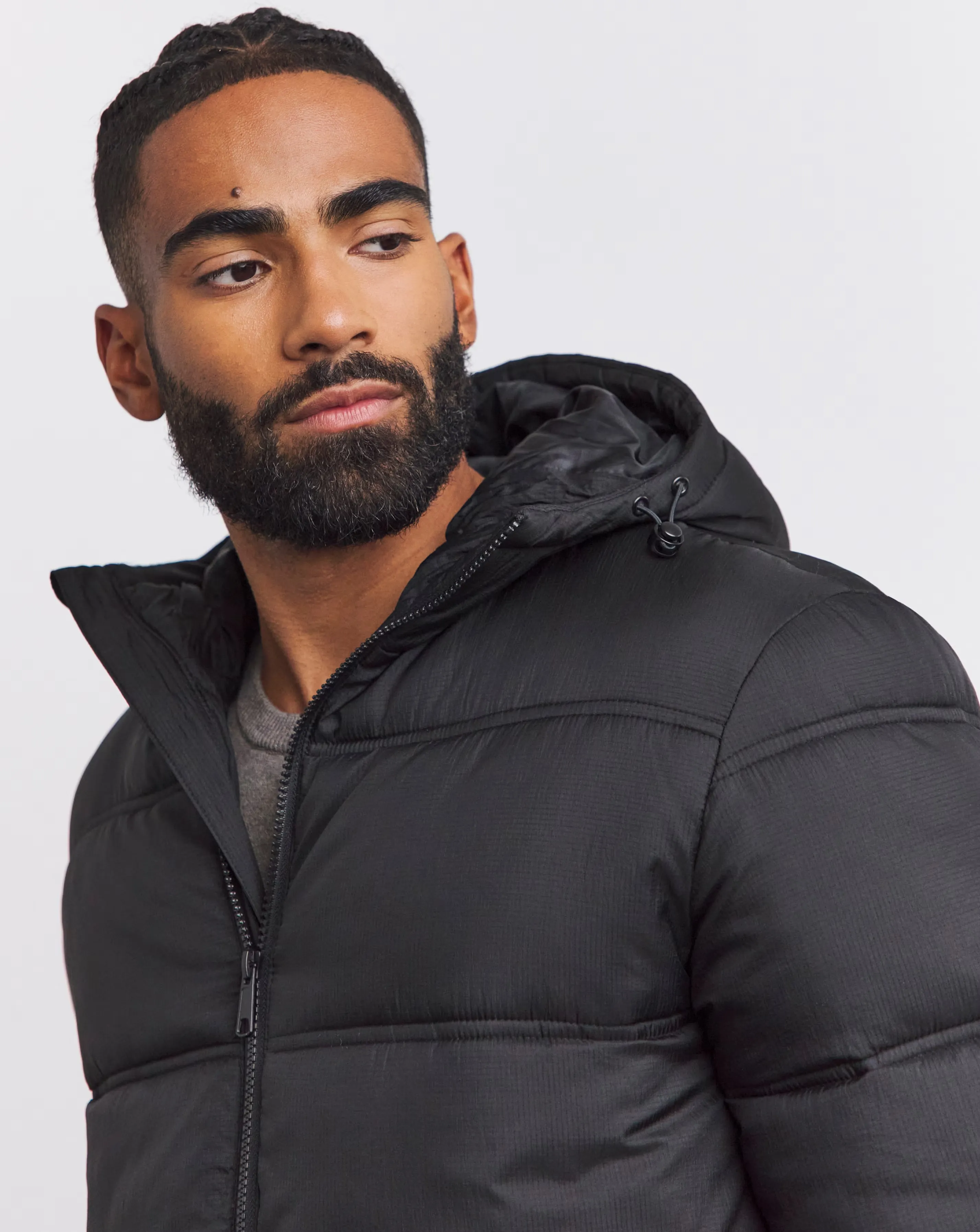 Black Clean Puffer Jacket 2 Black Clean Puffer Jacket