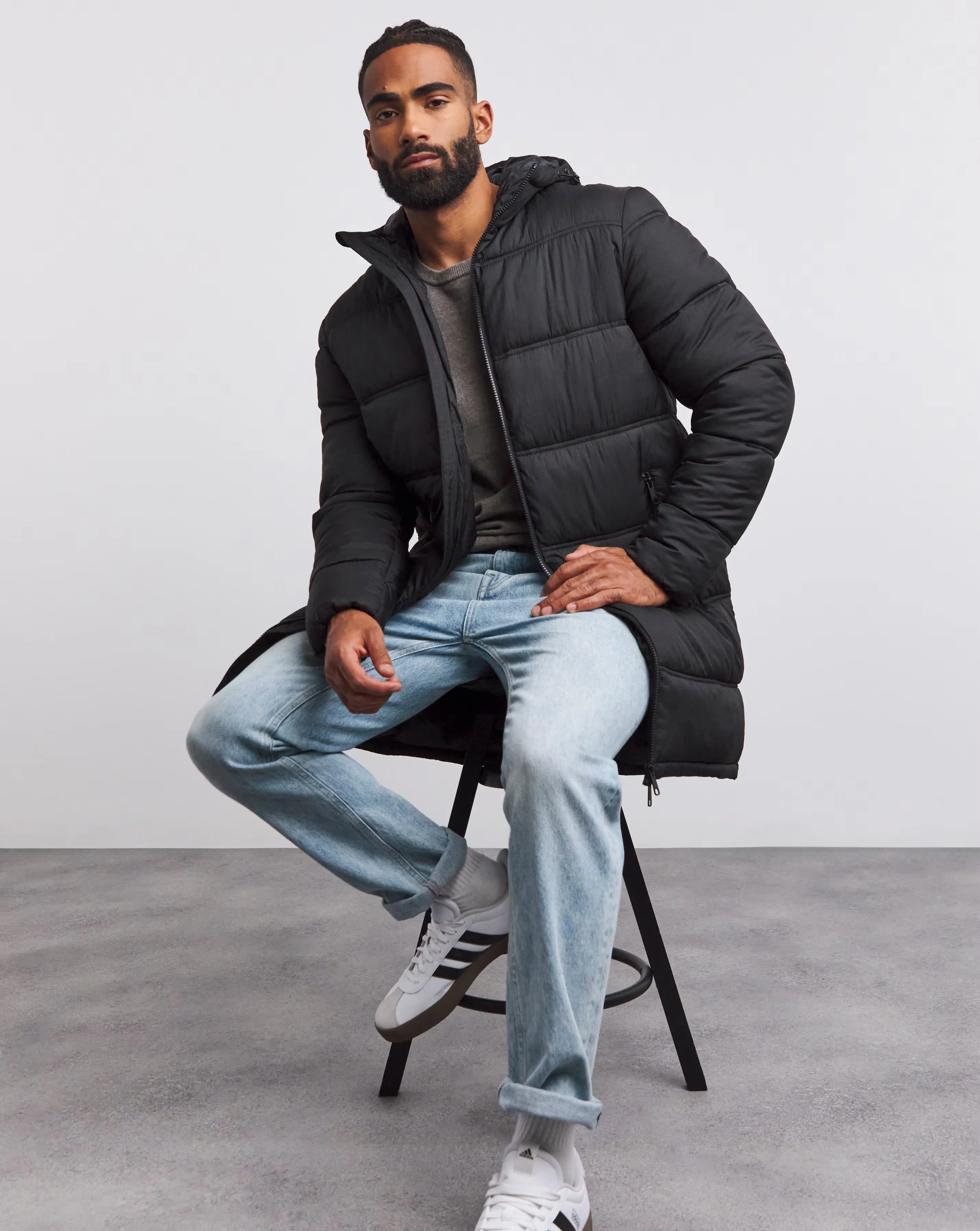 Black Clean Puffer Jacket 4 Black Clean Puffer Jacket
