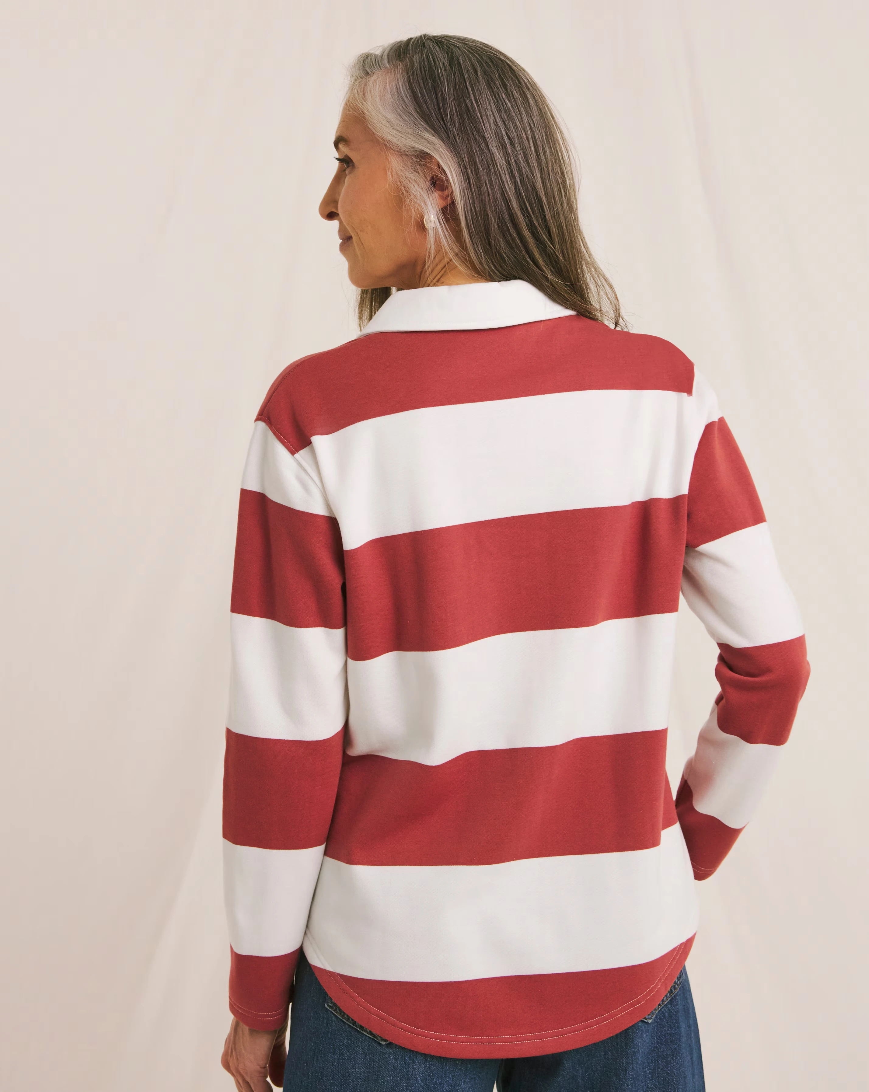 Julipa Pure Cotton Rugby Sweatshirt Top 4 Julipa Pure Cotton Rugby Sweatshirt Top