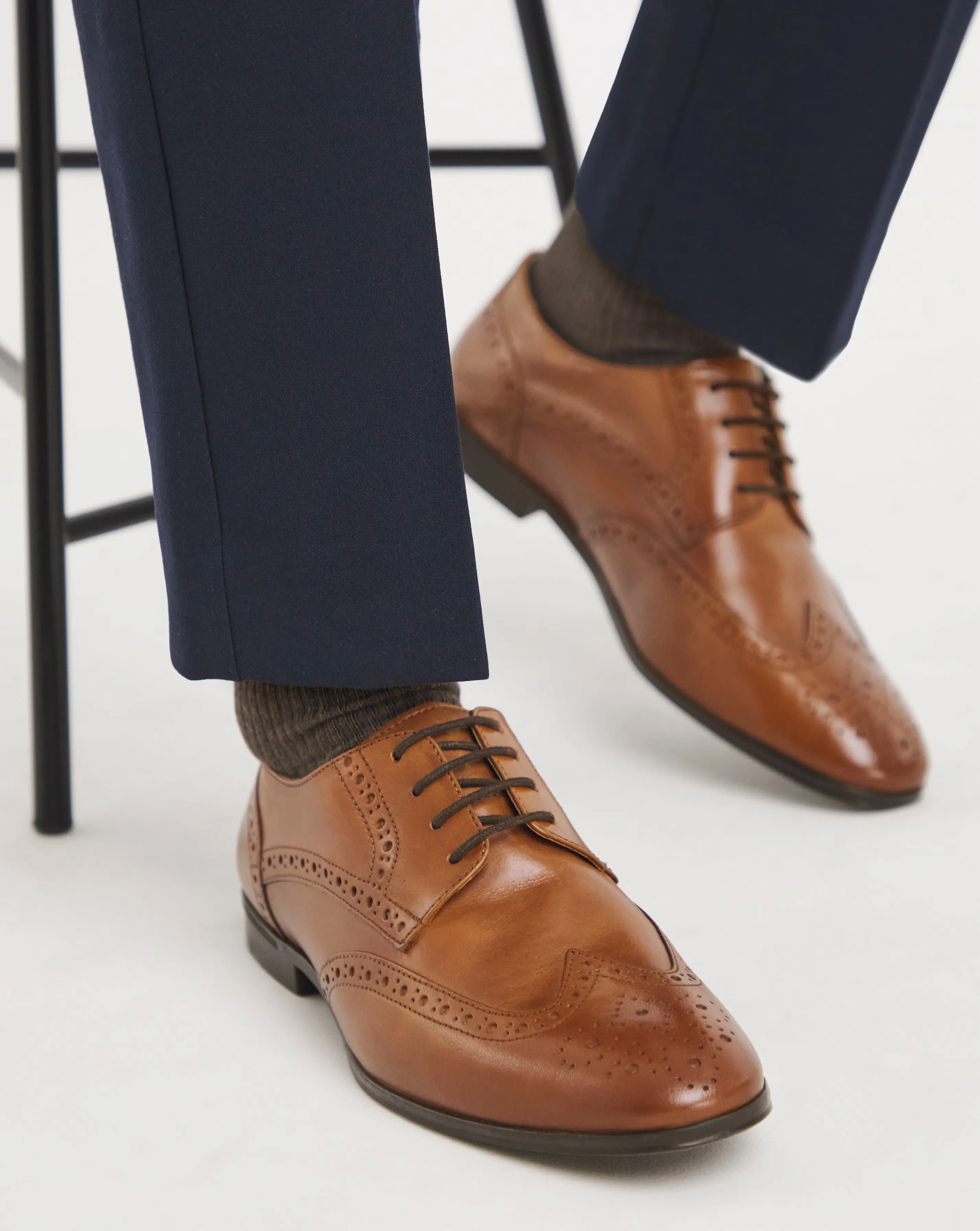 Formal Leather Brogue Extra Wide 1 Formal Leather Brogue Extra Wide