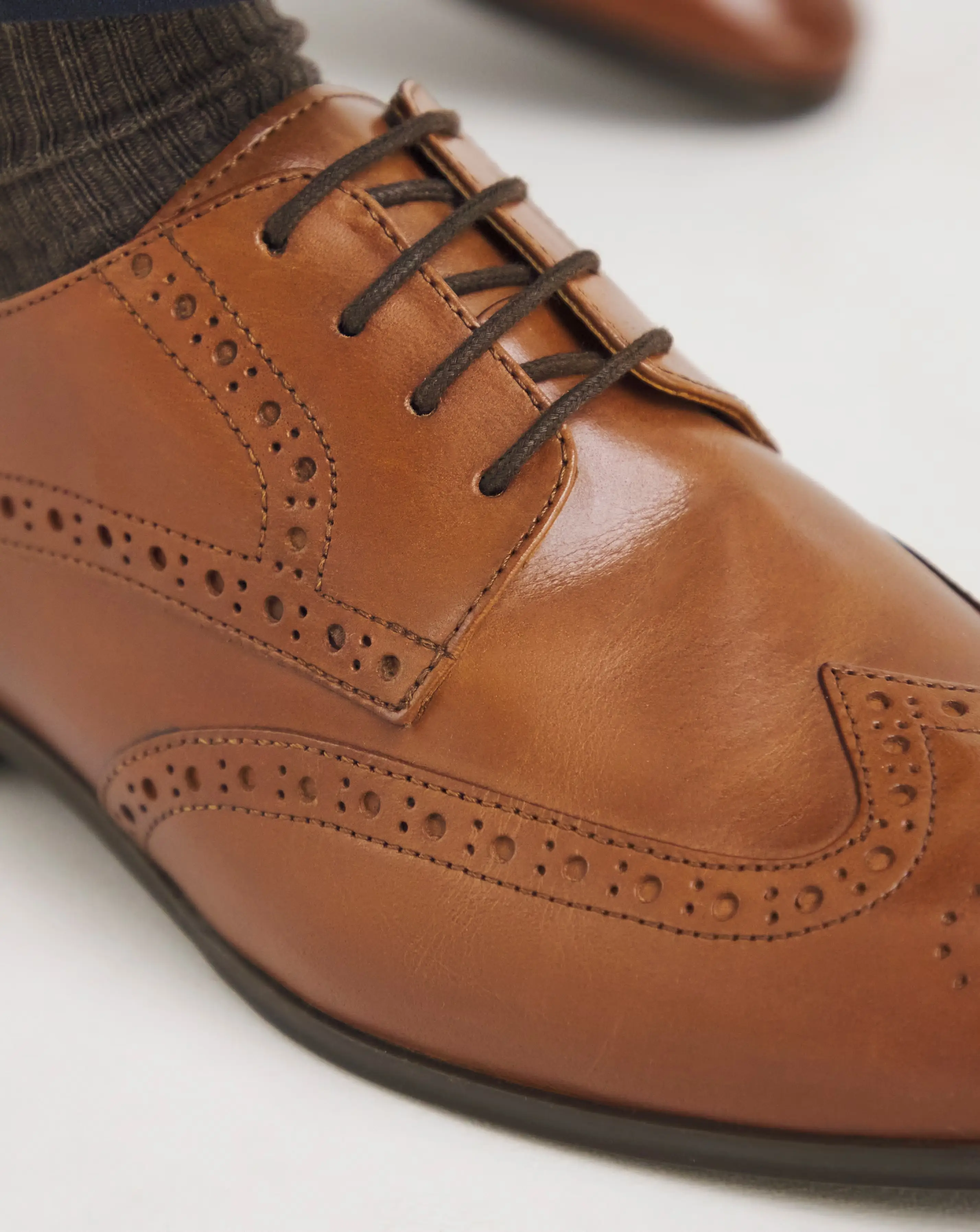 Formal Leather Brogue Extra Wide 3 Formal Leather Brogue Extra Wide