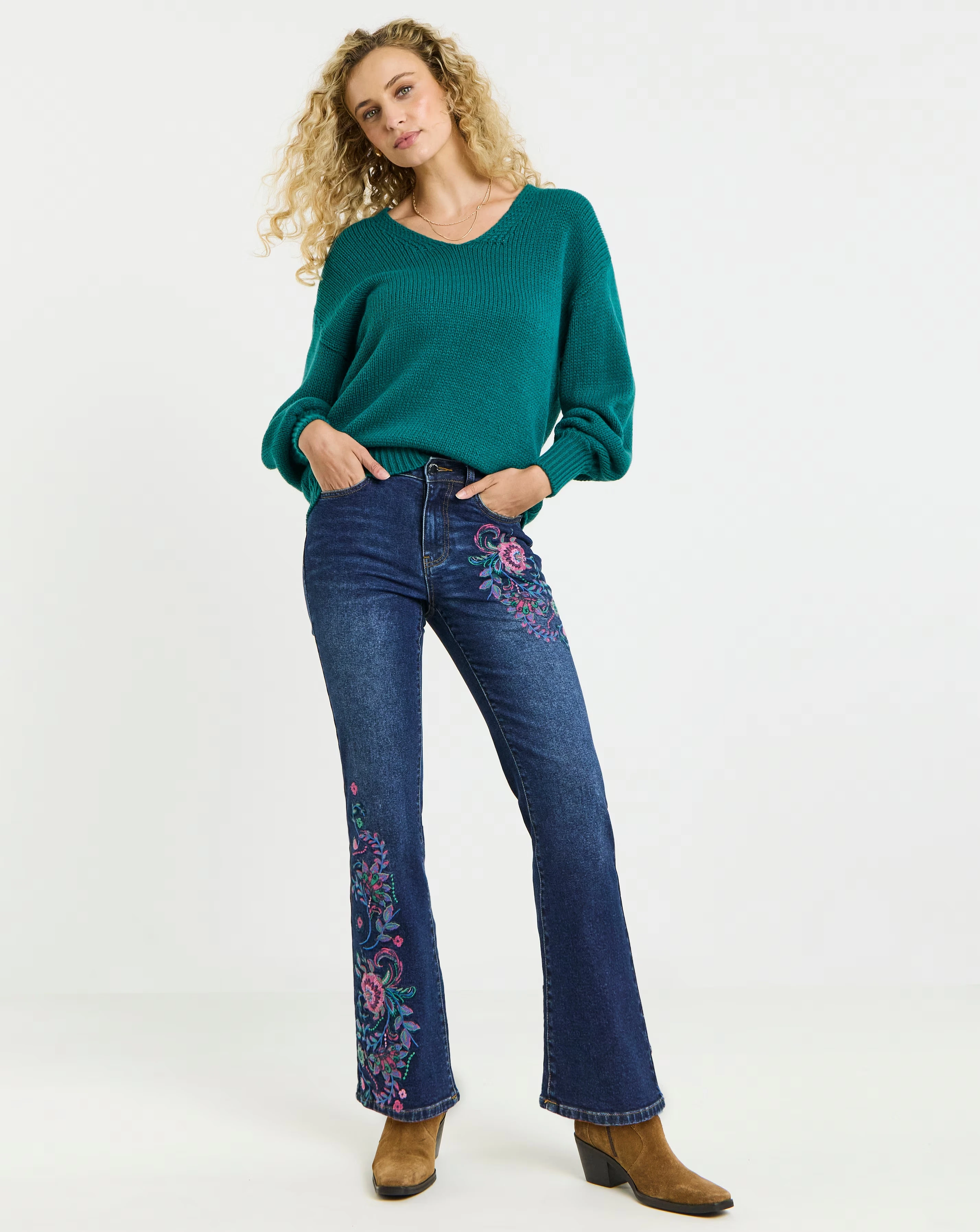 Joe Browns Embroidered Jeans