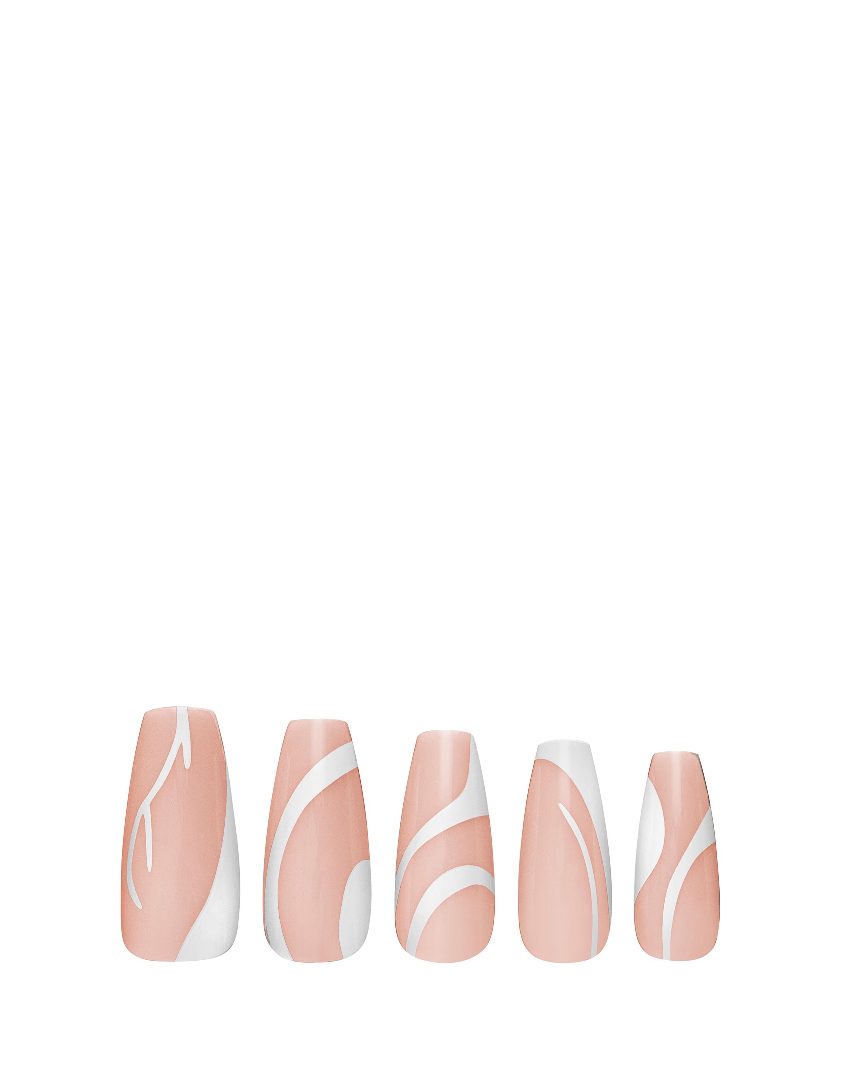 BLK Listed Instant Acrylic Nails Abstract Shapes