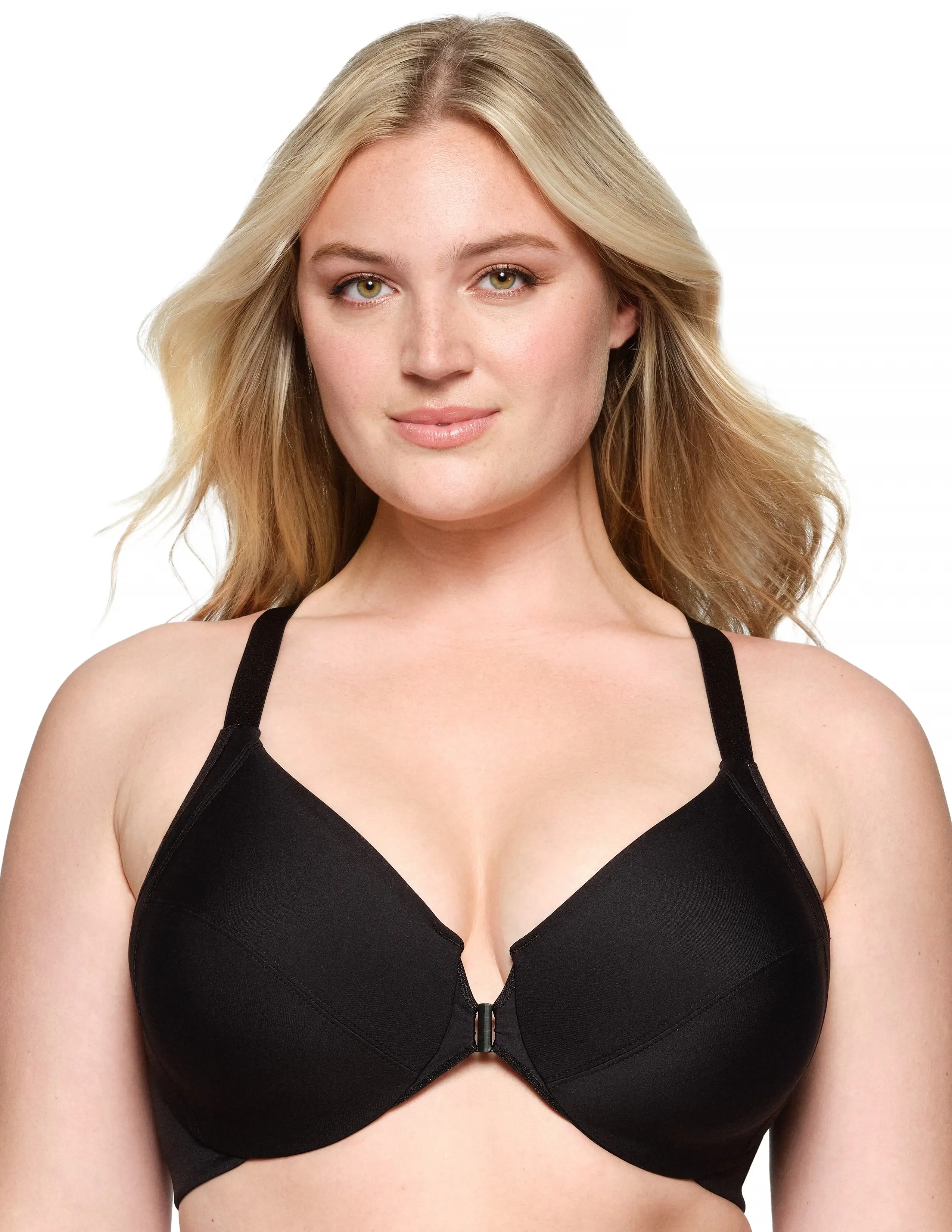 Glamorise Plus Size Front-Fastening WonderWire Bra 1247 1 Glamorise Plus Size Front-Fastening WonderWire Bra 1247