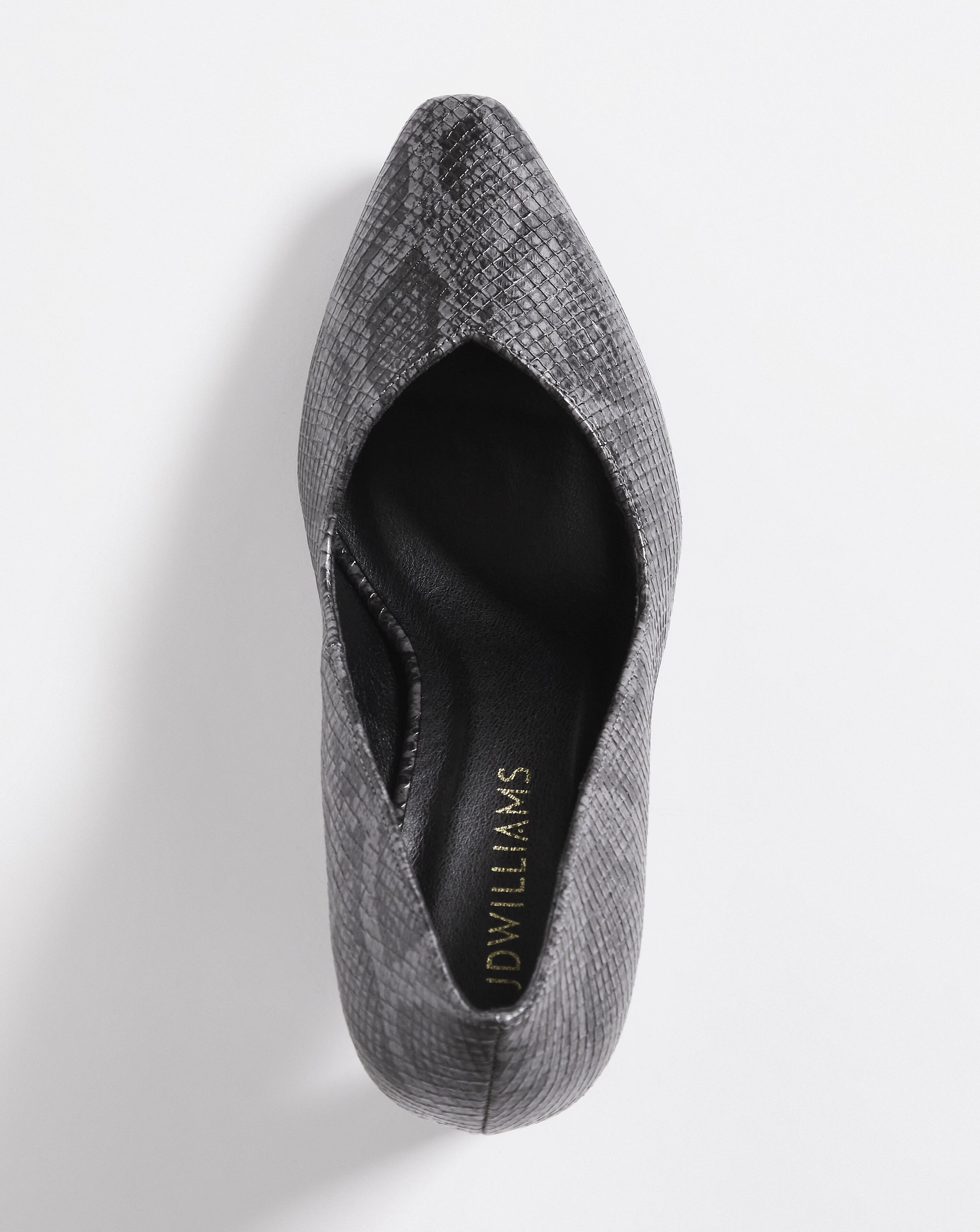 Heeled Court Shoe - Wide Fit (E) 3 Heeled Court Shoe - Wide Fit (E)