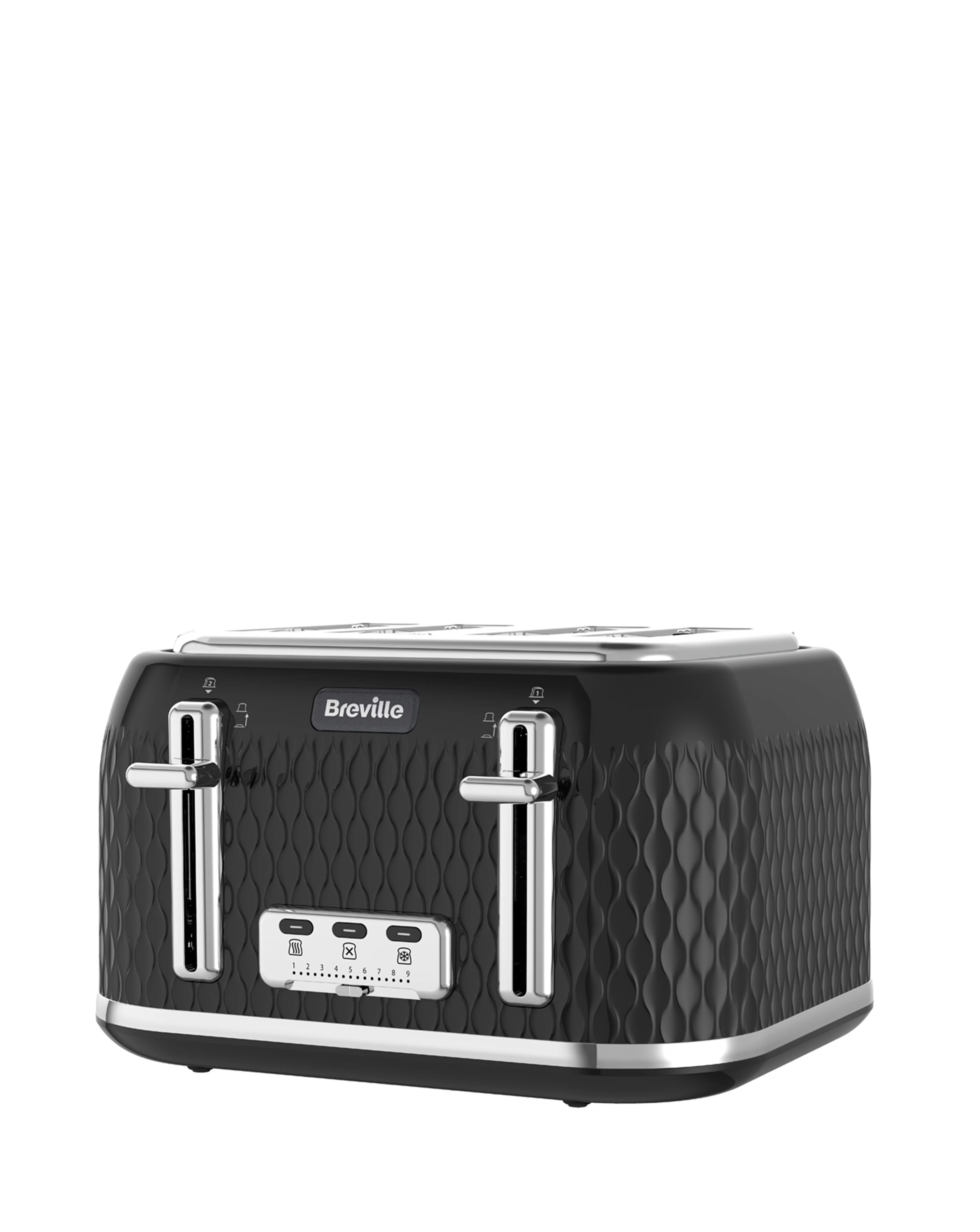Breville VTT786 Curve 4 Slice Black Toaster