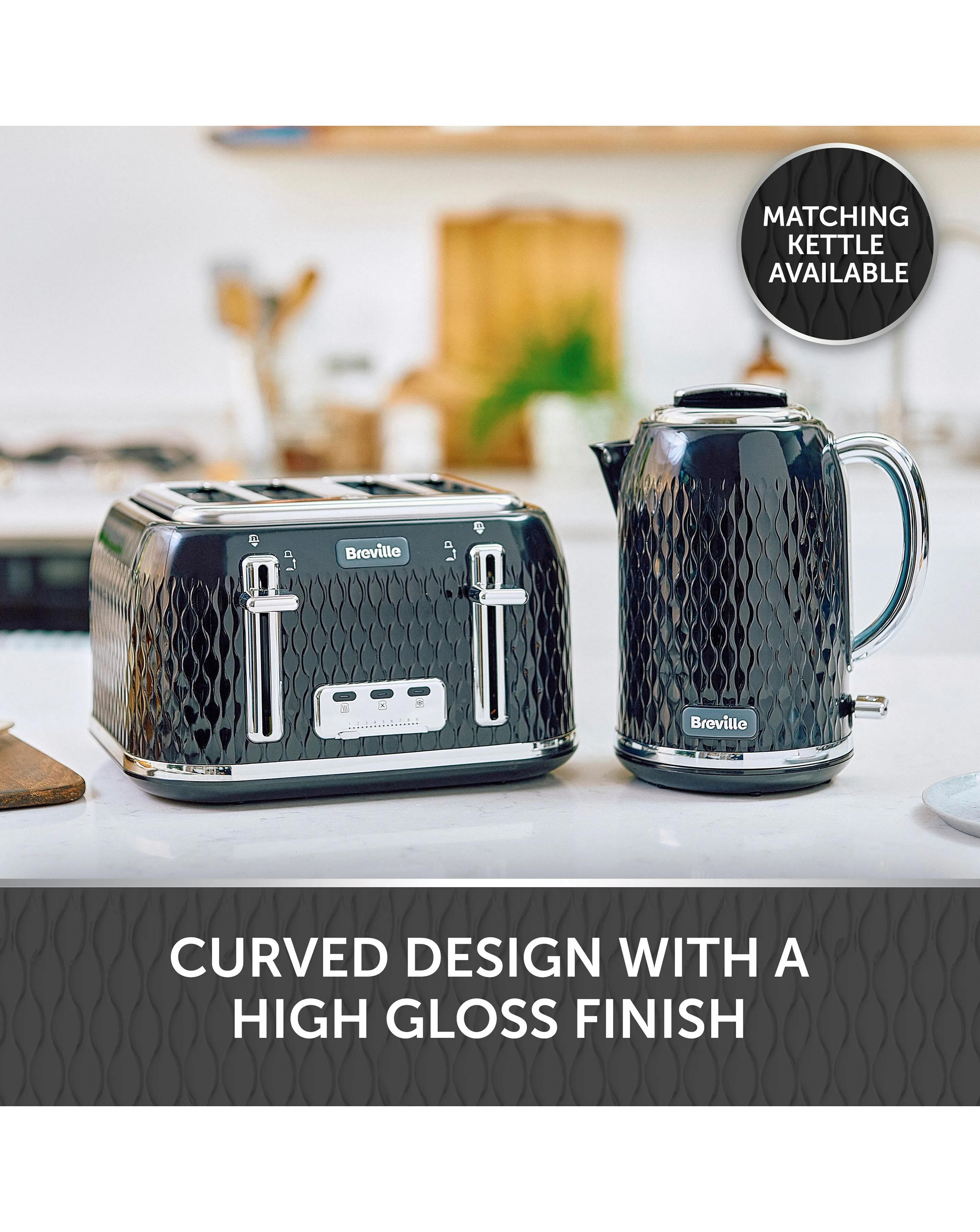 Breville VTT786 Curve 4 Slice Black Toaster 7 Breville VTT786 Curve 4 Slice Black Toaster
