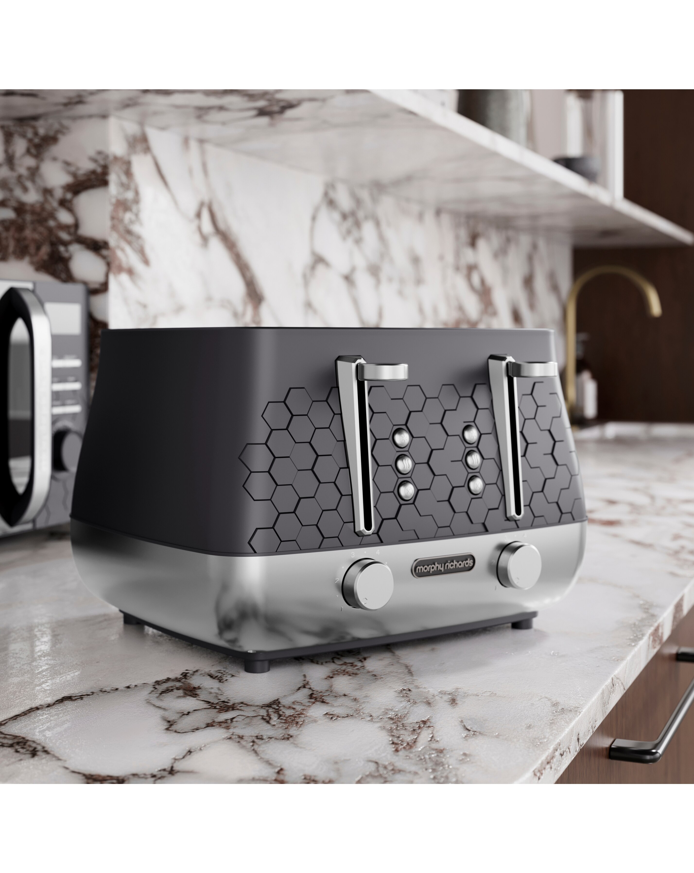 Morphy Richards Cassini 4 Slice Toaster - Moonless Night 7 Morphy Richards Cassini 4 Slice Toaster - Moonless Night