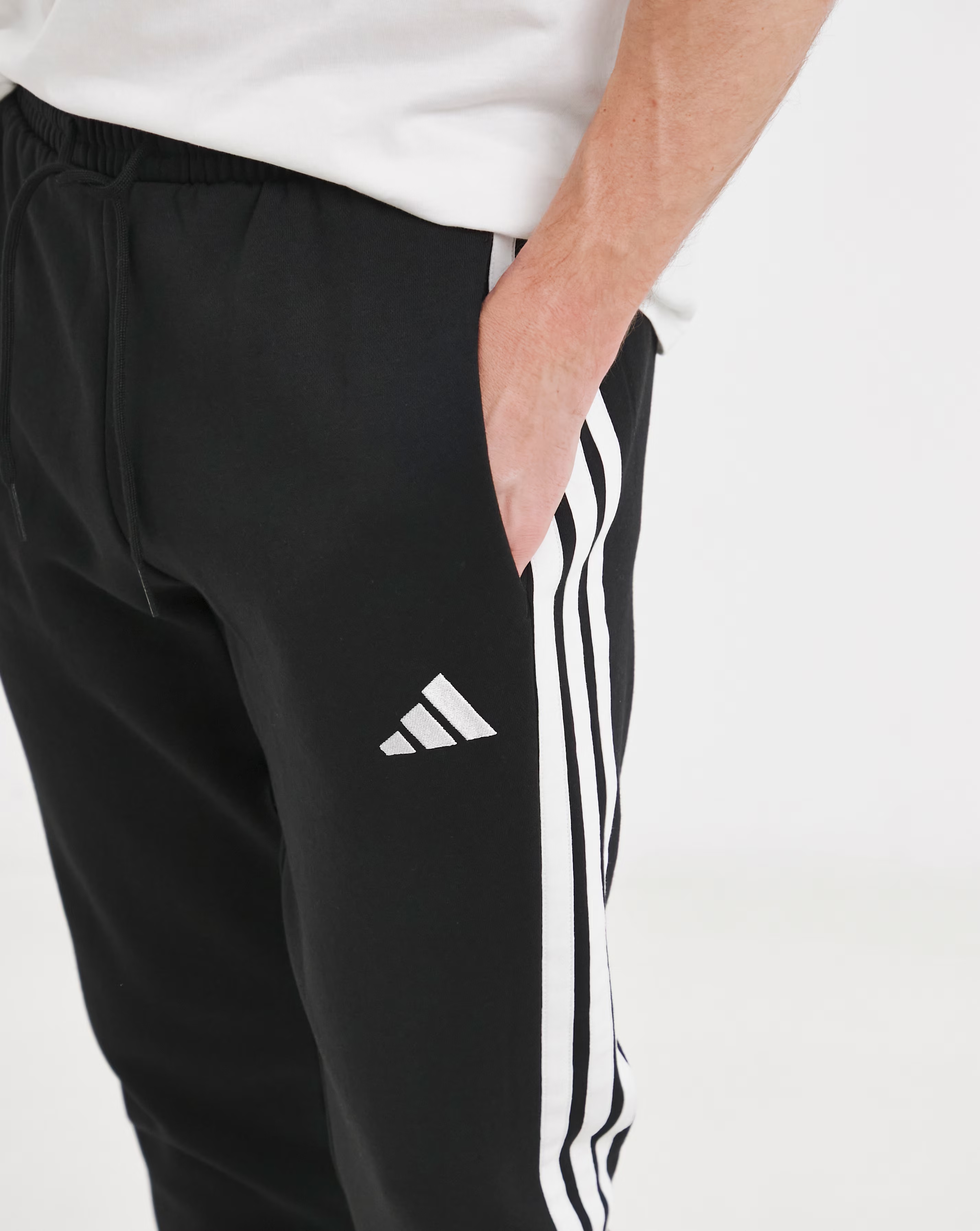 adidas 3 Stripes Fleece Pants 3 adidas 3 Stripes Fleece Pants