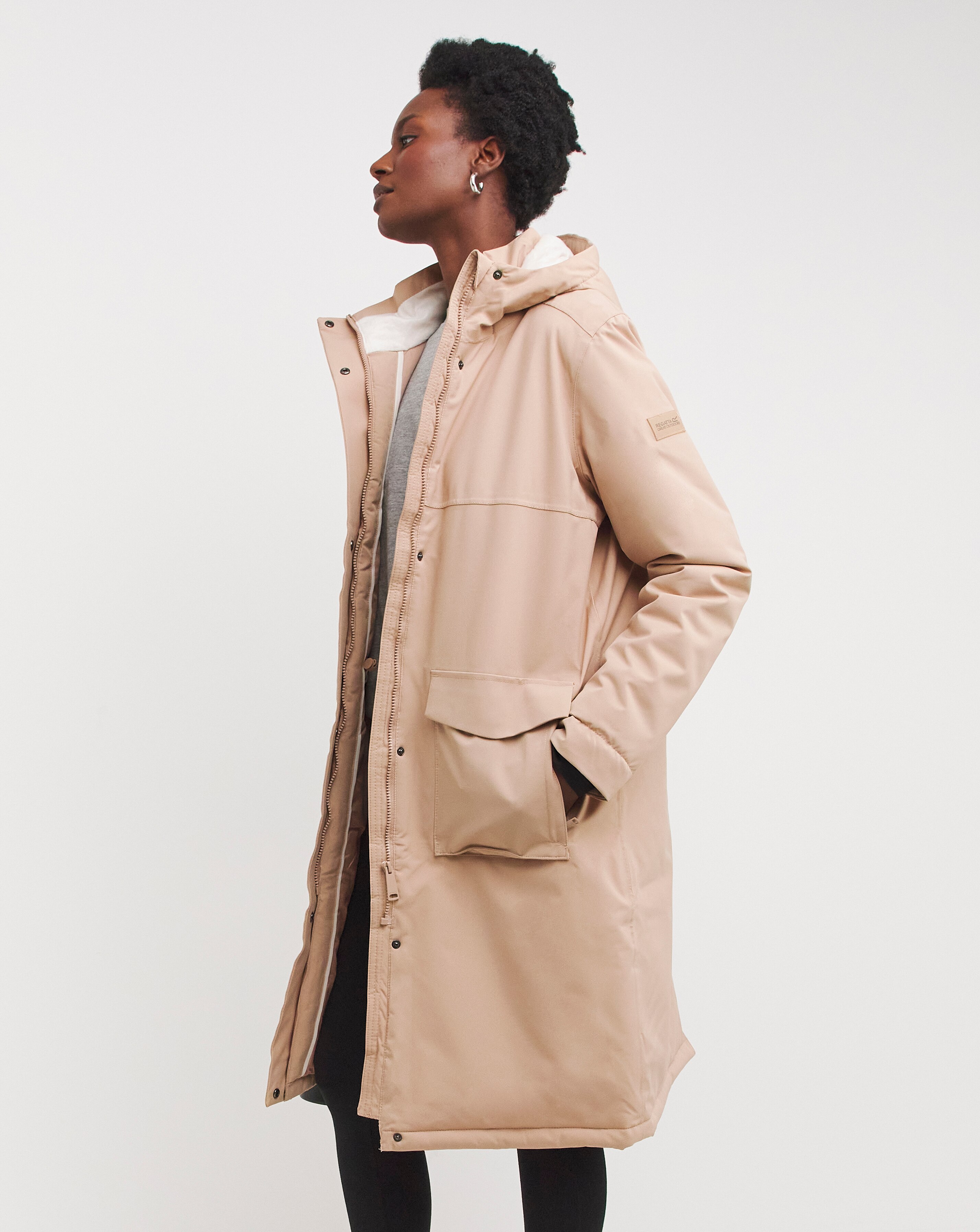 Regatta Yarli Waterproof Stretch Longline Jacket 2 Regatta Yarli Waterproof Stretch Longline Jacket