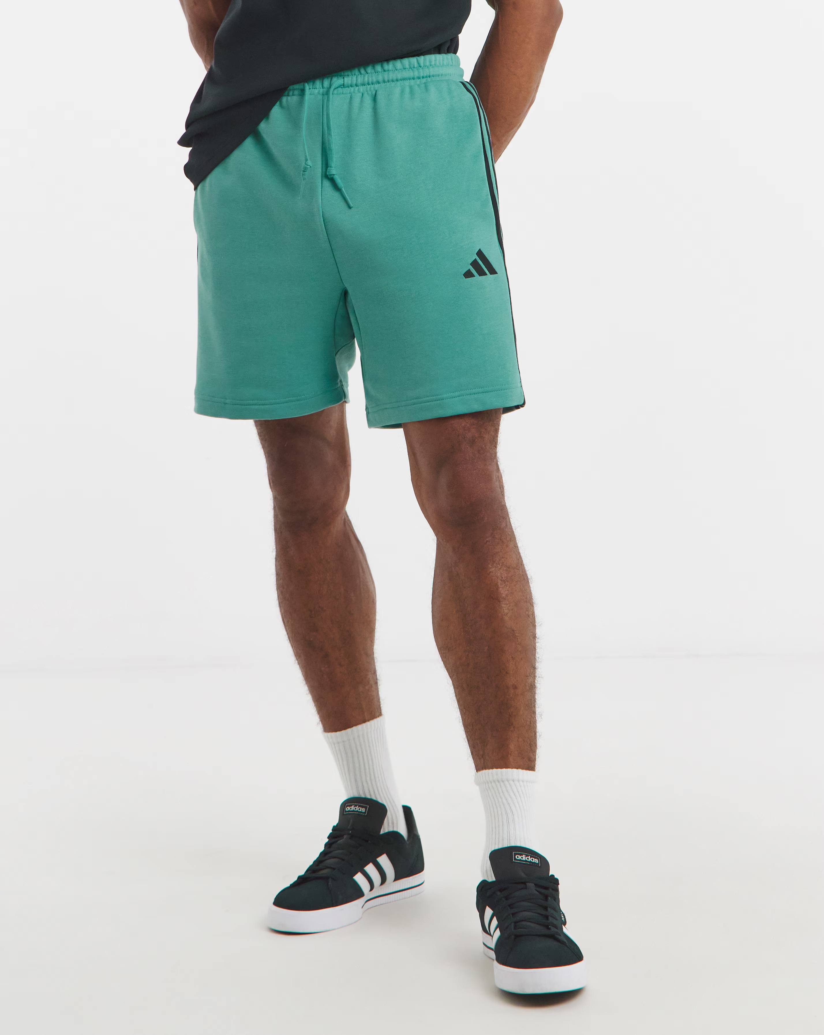 adidas 3 Stripes French Terry Shorts 1 adidas 3 Stripes French Terry Shorts