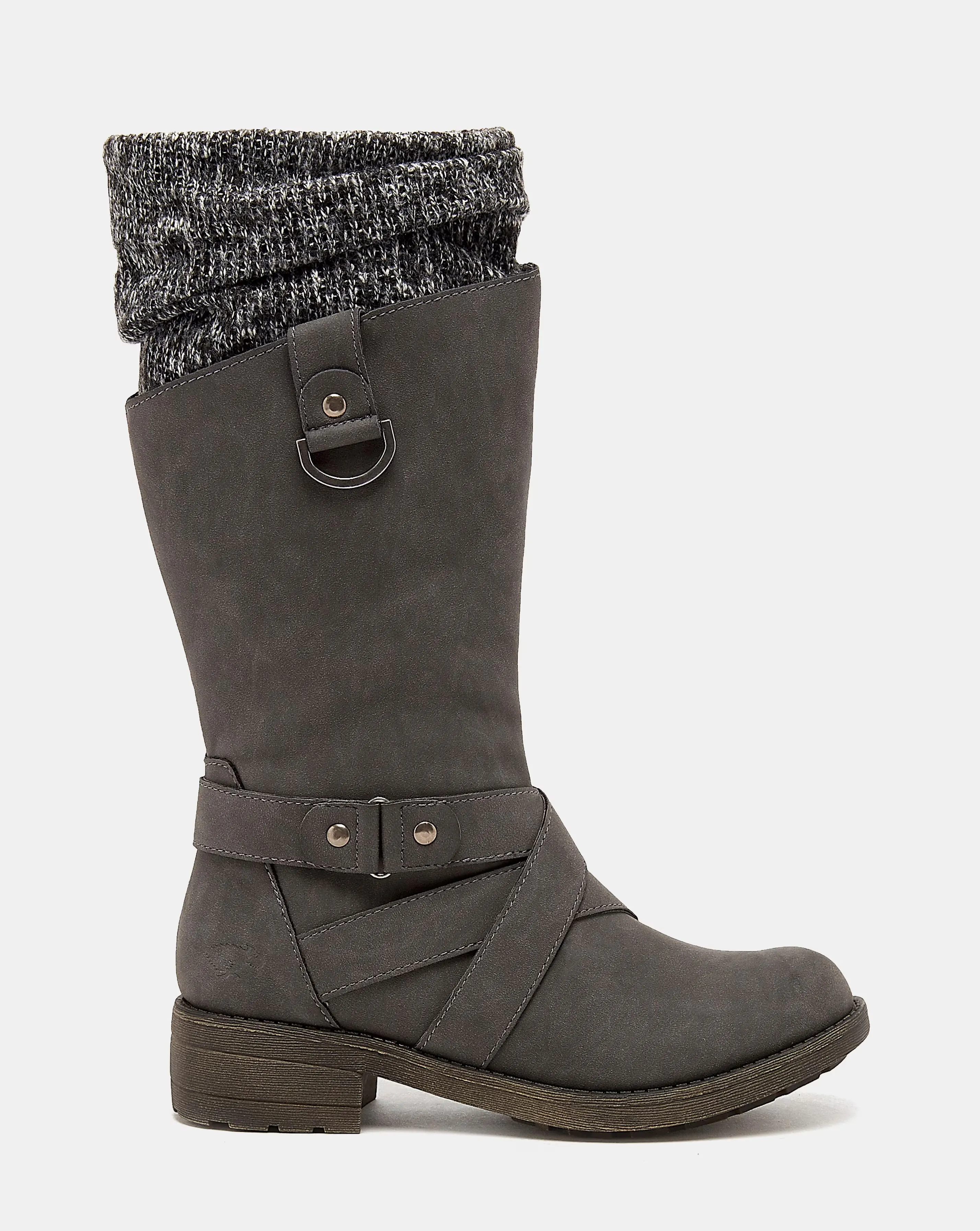 Rocket Dog Tesla Knitted High Leg Boots D Fit 1 Rocket Dog Tesla Knitted High Leg Boots D Fit