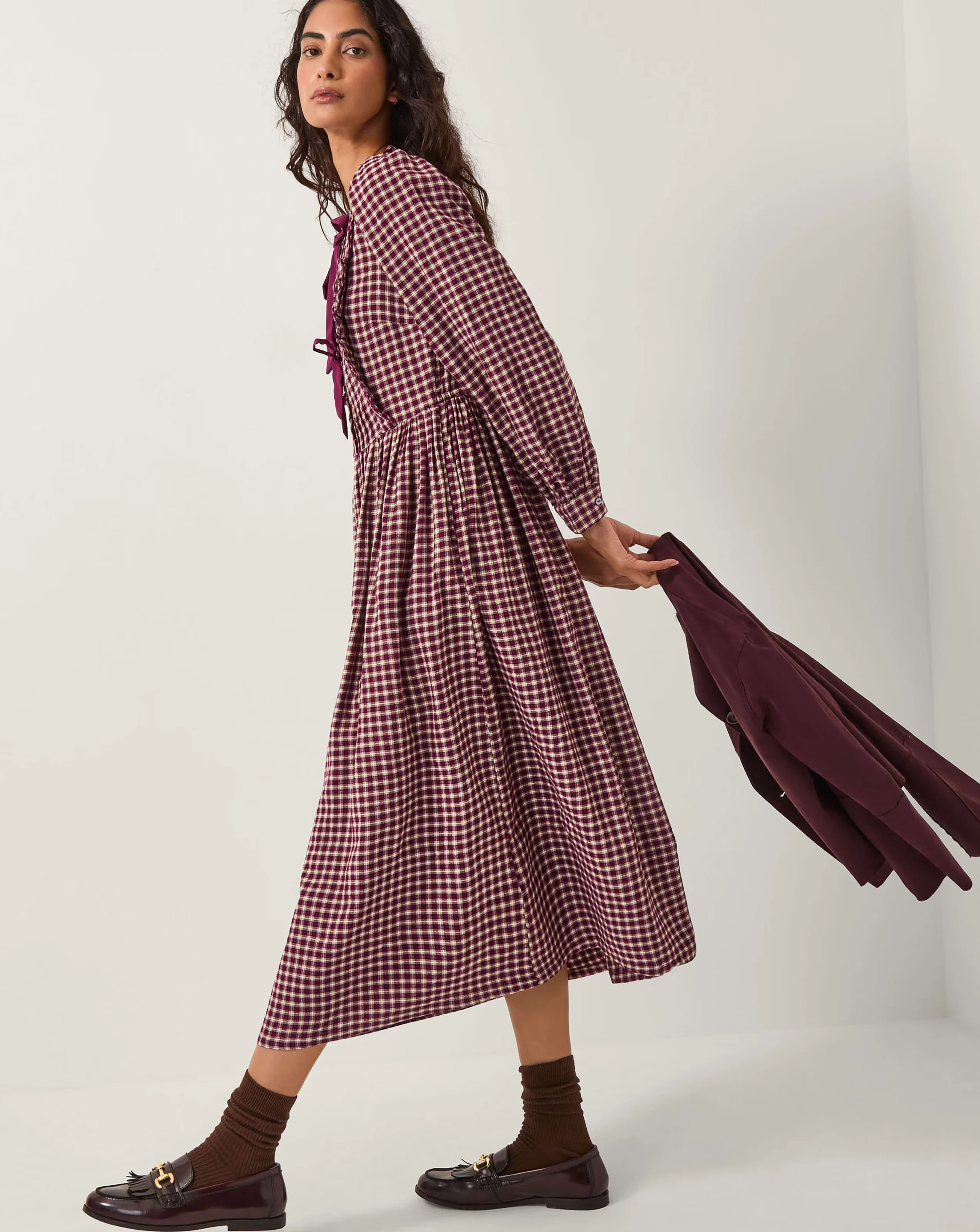 Monsoon Agatha Check Midi Dress 5 Monsoon Agatha Check Midi Dress