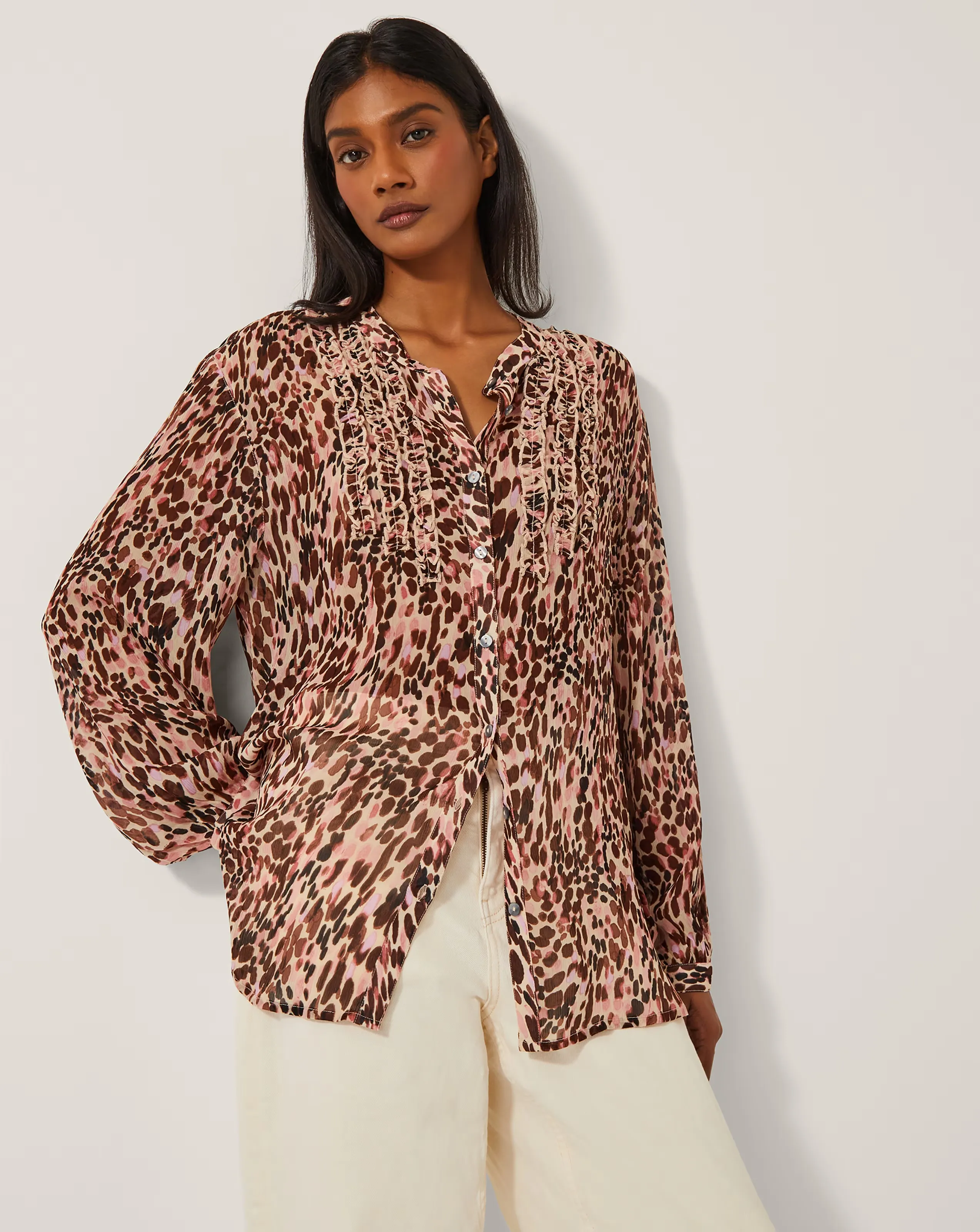 Monsoon Sisi Animal Print Blouse 1 Monsoon Sisi Animal Print Blouse
