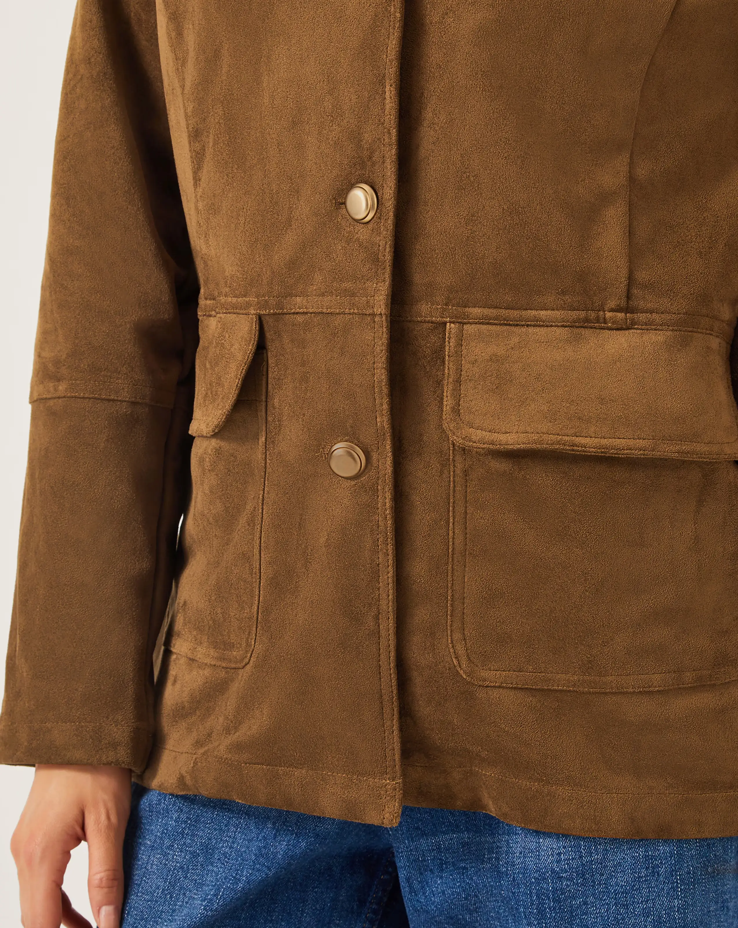 Monsoon Naya Suedette Jacket 4 Monsoon Naya Suedette Jacket