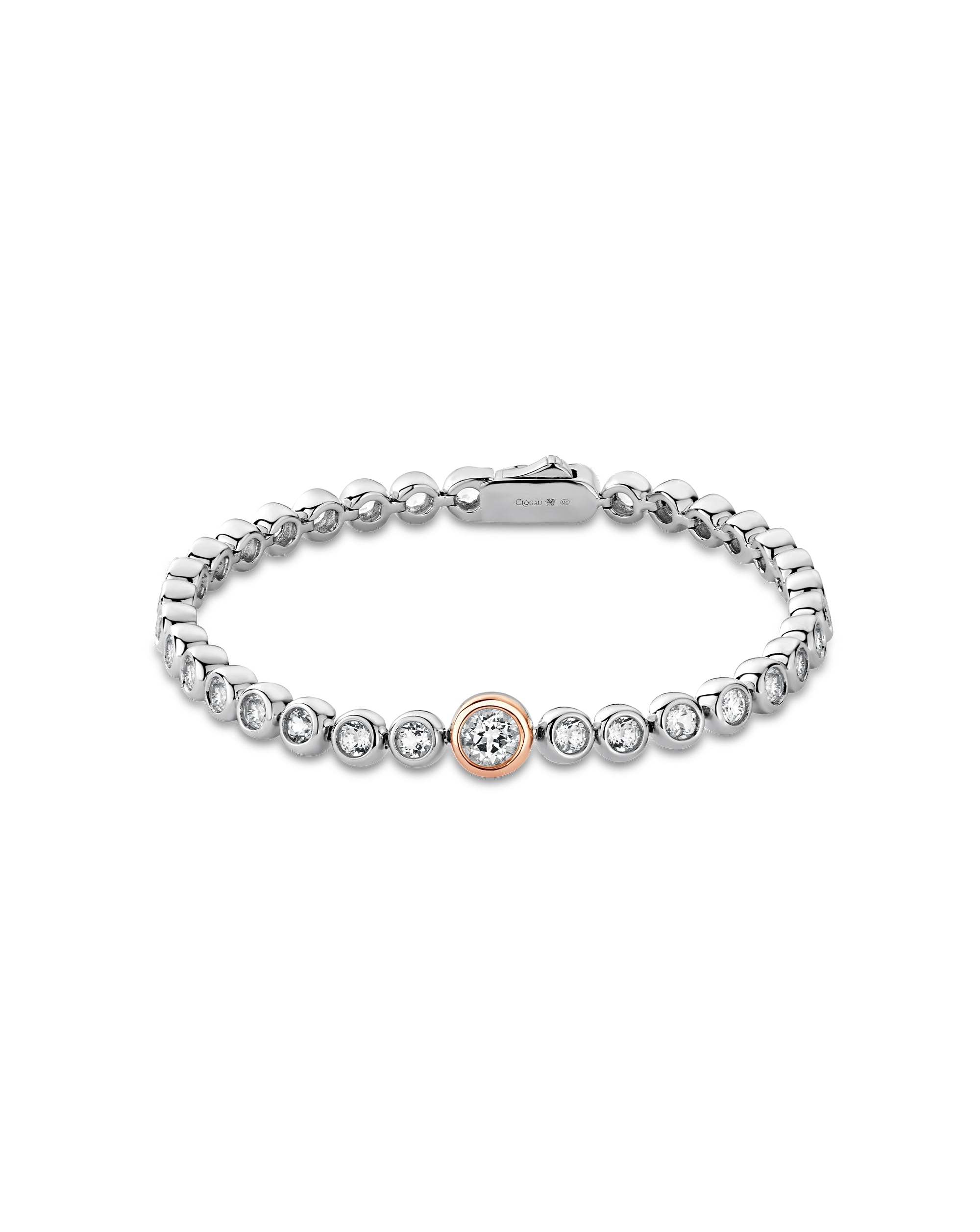 Clogau Celebration Sterling Silver Tennis Bracelet with Topaz 1 Clogau Celebration Sterling Silver Tennis Bracelet with Topaz