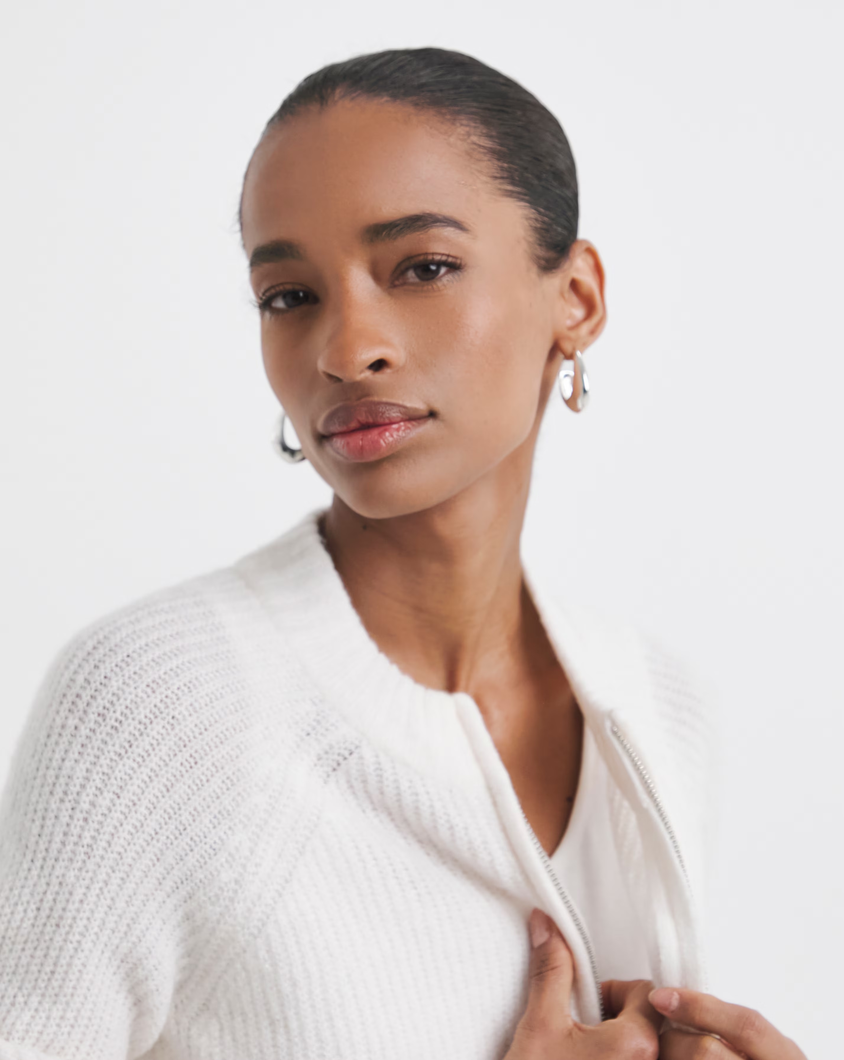 Zip Through Pocket Cardigan 3 Zip Through Pocket Cardigan