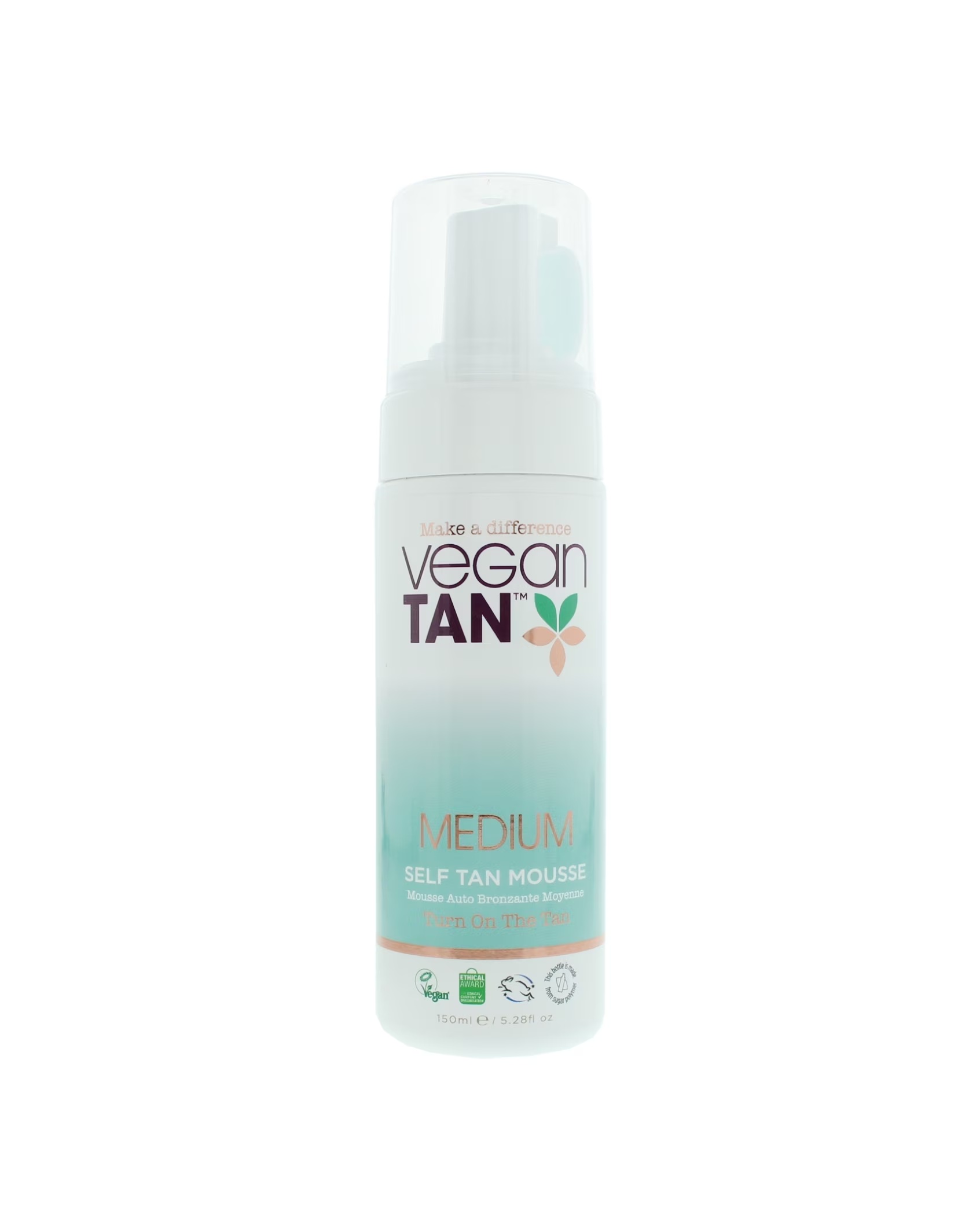 VeganTan Self Tan Mousse Medium 1 VeganTan Self Tan Mousse Medium