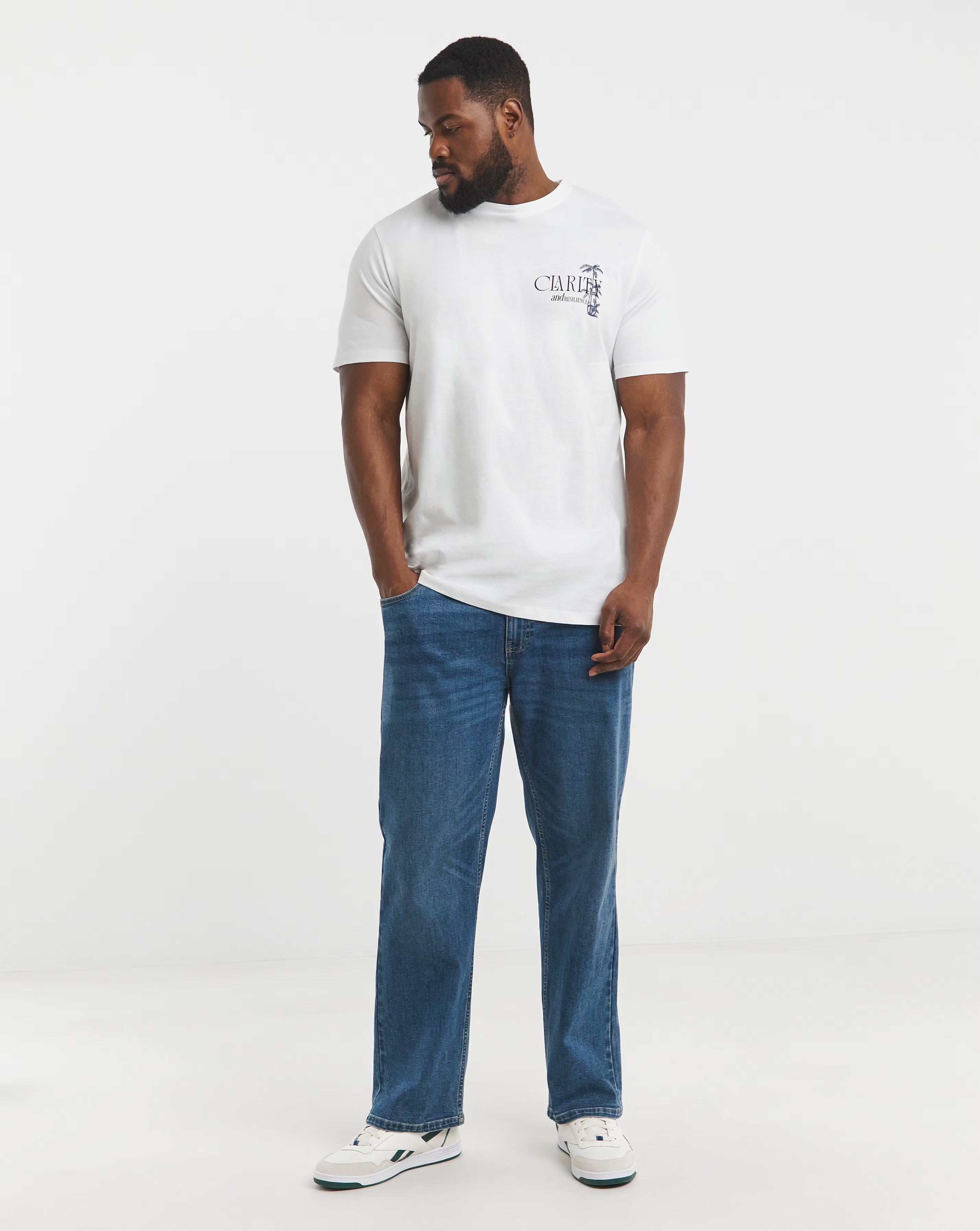 Jack & Jones Bradley Back Graphic T-Shirt - White 4 Jack & Jones Bradley Back Graphic T-Shirt - White