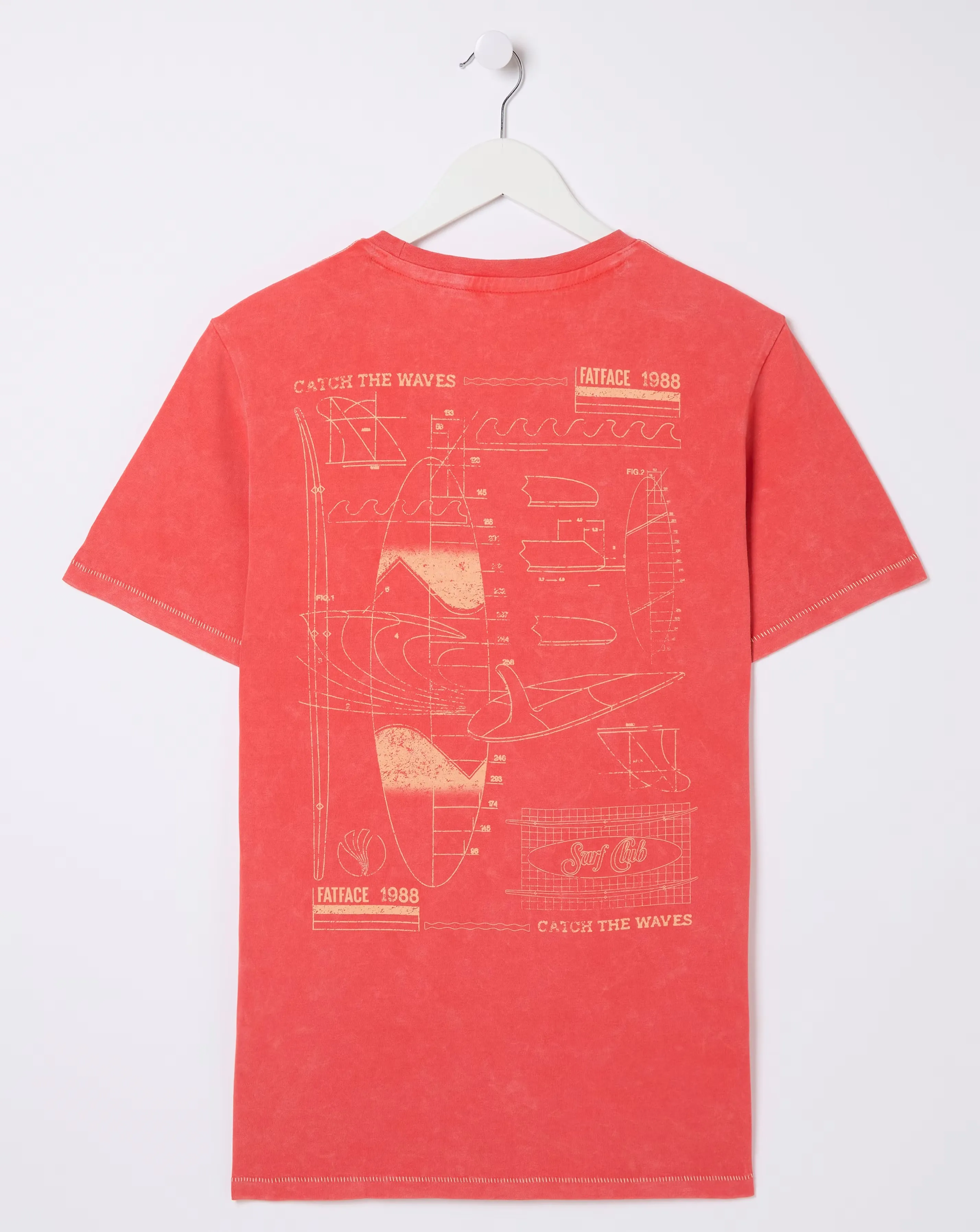 FatFace Surf Sketch T-Shirt 6 FatFace Surf Sketch T-Shirt