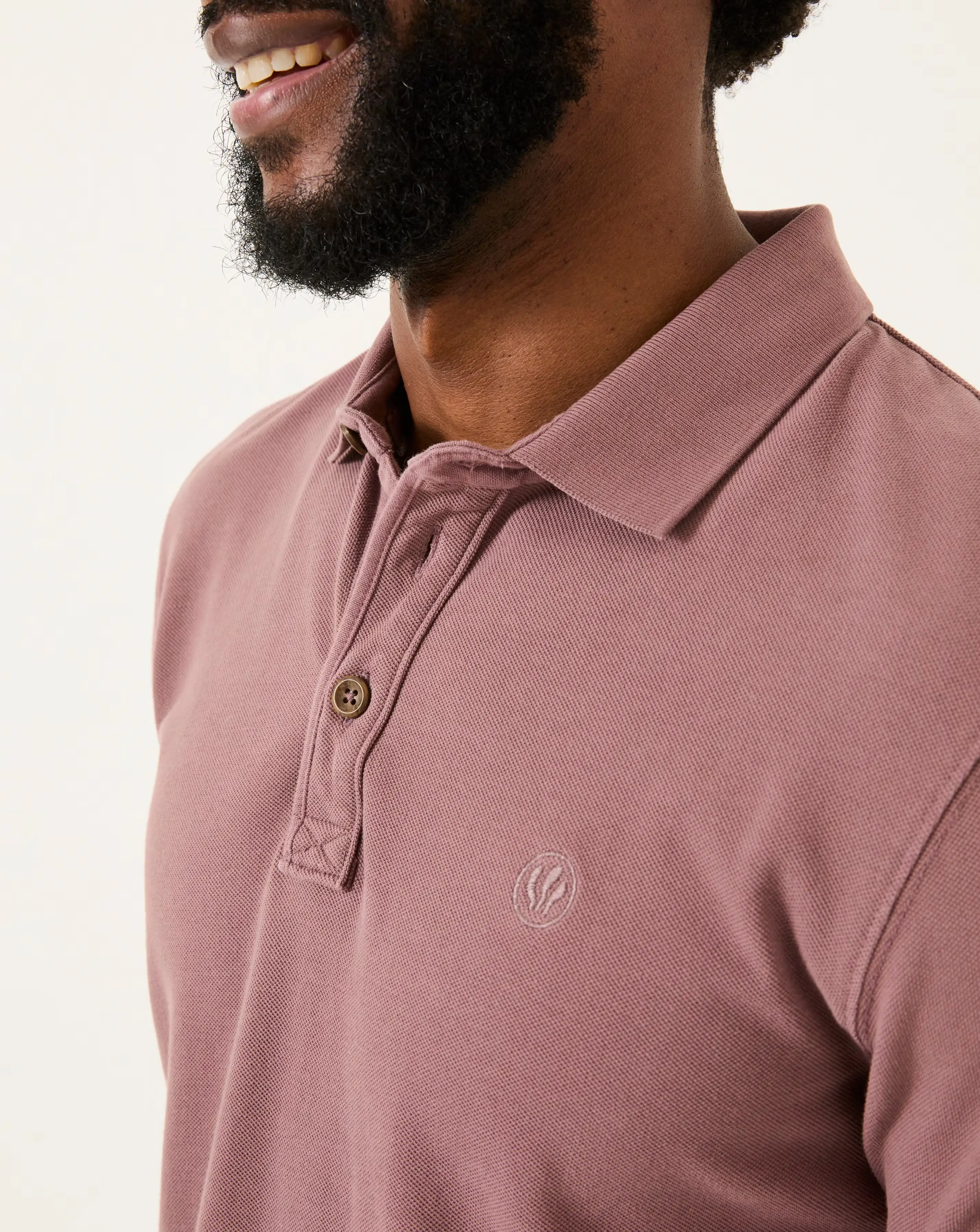 Fatface Pique Polo - Purple 2 Fatface Pique Polo - Purple