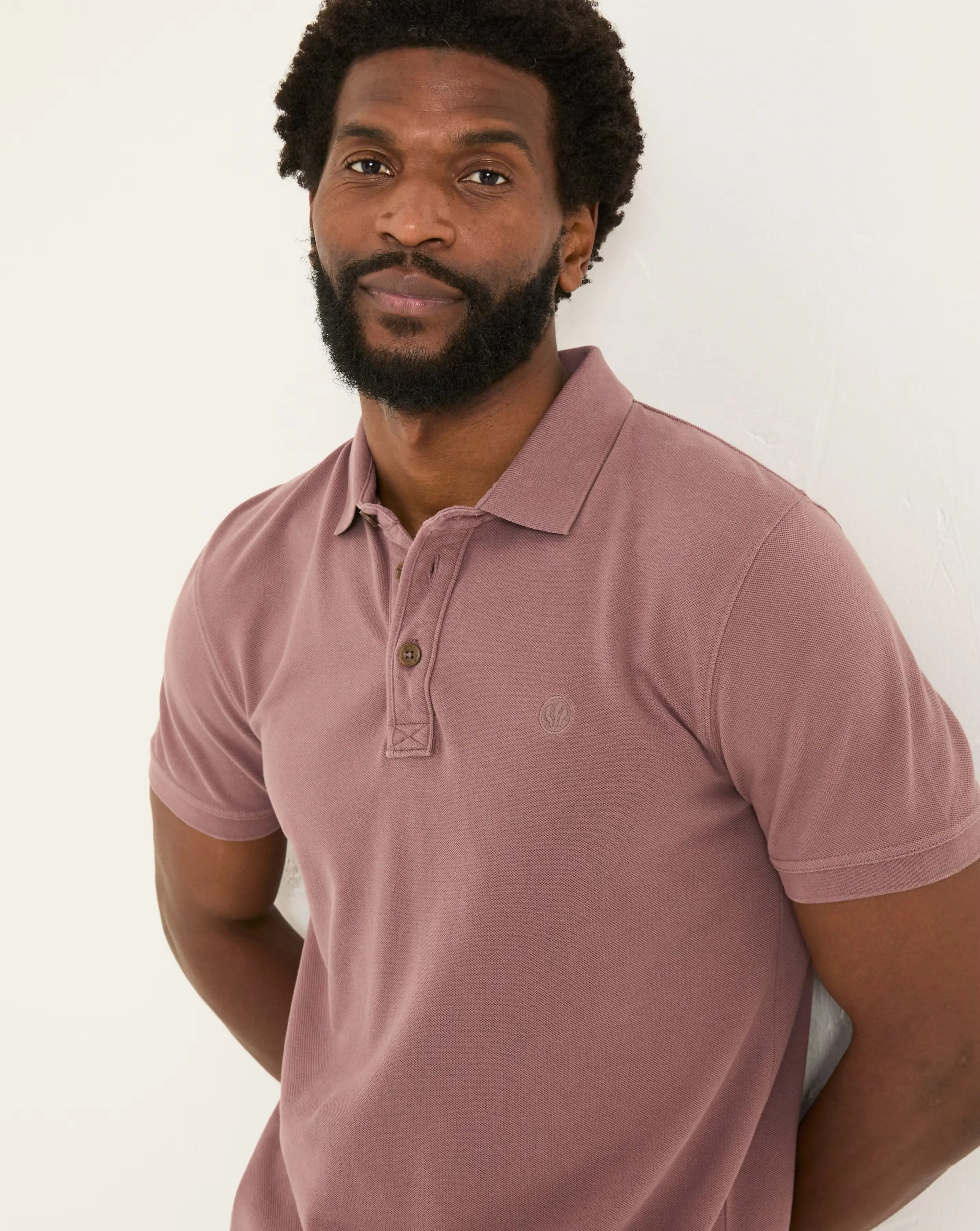 Fatface Pique Polo - Purple 3 Fatface Pique Polo - Purple