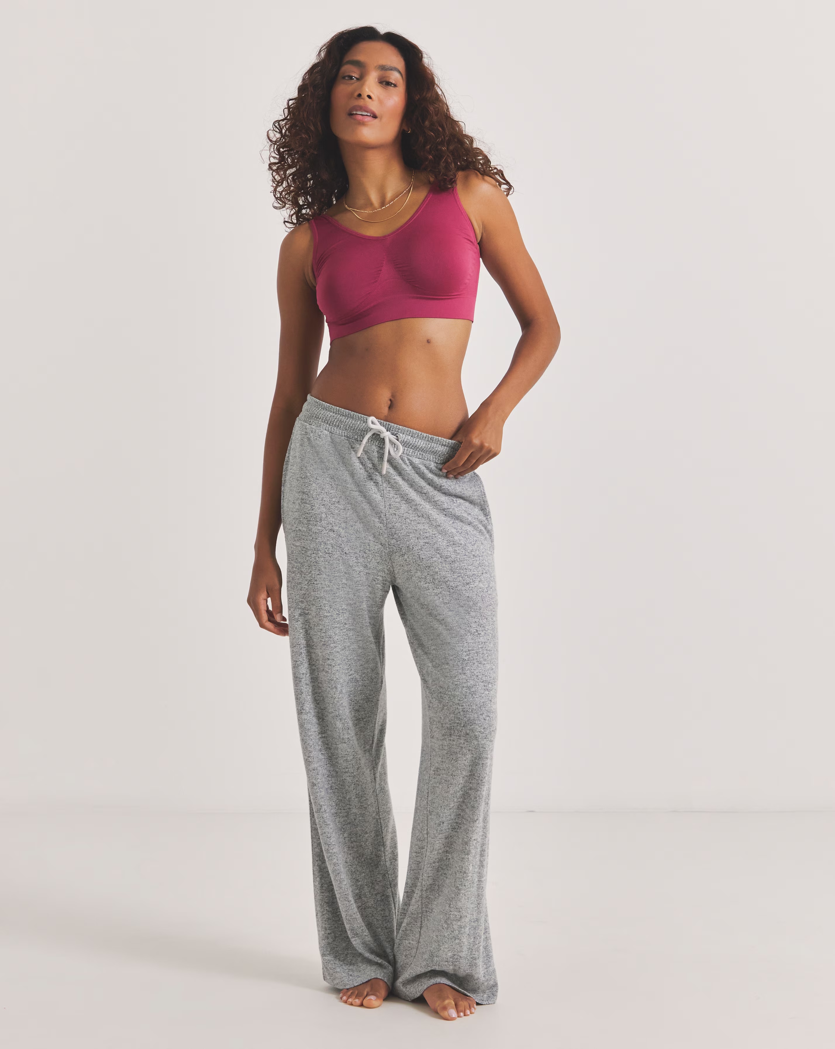 Pretty Secrets (3 Pack) Plain Comfort Tops (Fits Up To D Cup) Berry Multi 2 Pretty Secrets (3 Pack) Plain Comfort Tops (Fits Up To D Cup) Berry Multi