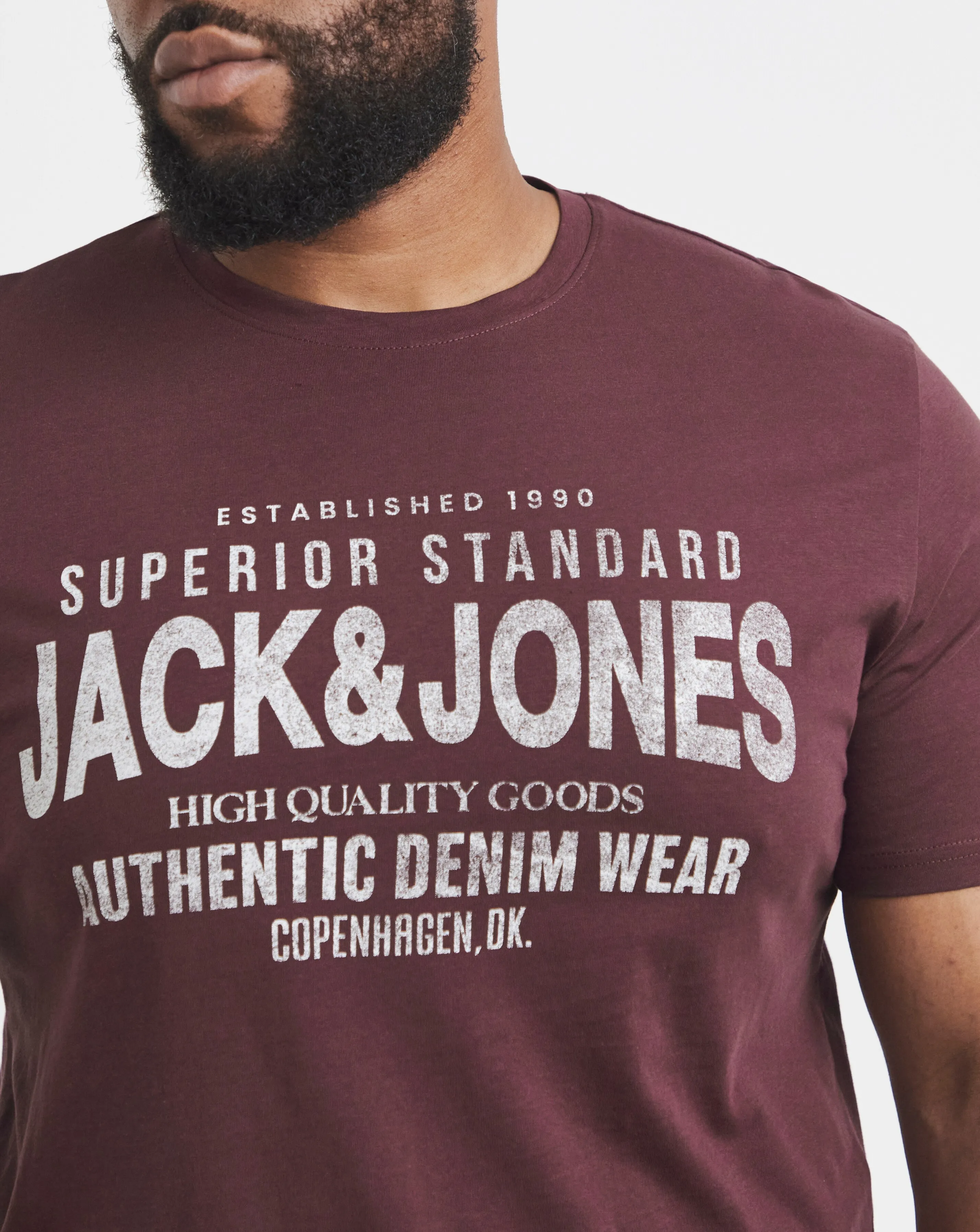 Jack & Jones Simon Logo T-Shirt 7 Pack - Multi 3 Jack & Jones Simon Logo T-Shirt 7 Pack - Multi