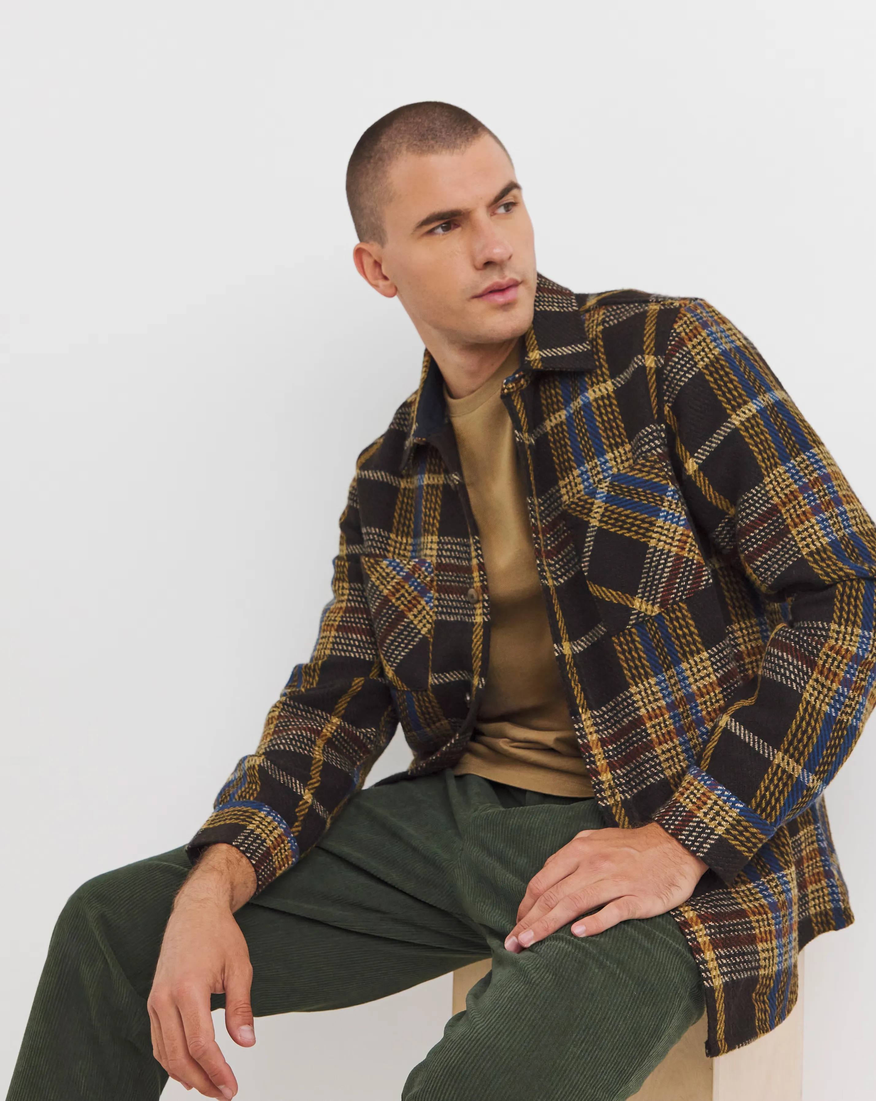 Double Pocket Check Overshirt 1 Double Pocket Check Overshirt