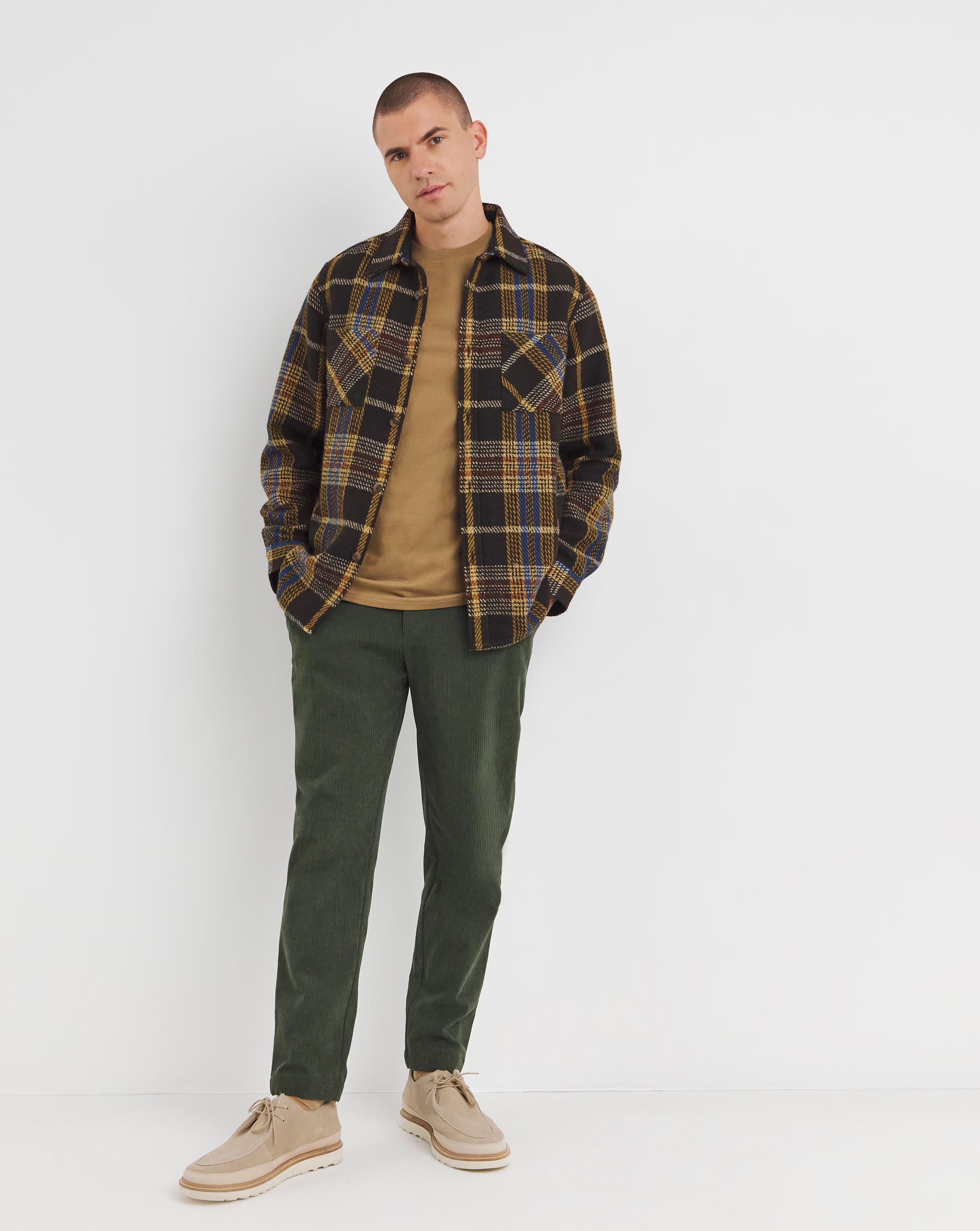 Double Pocket Check Overshirt 2 Double Pocket Check Overshirt