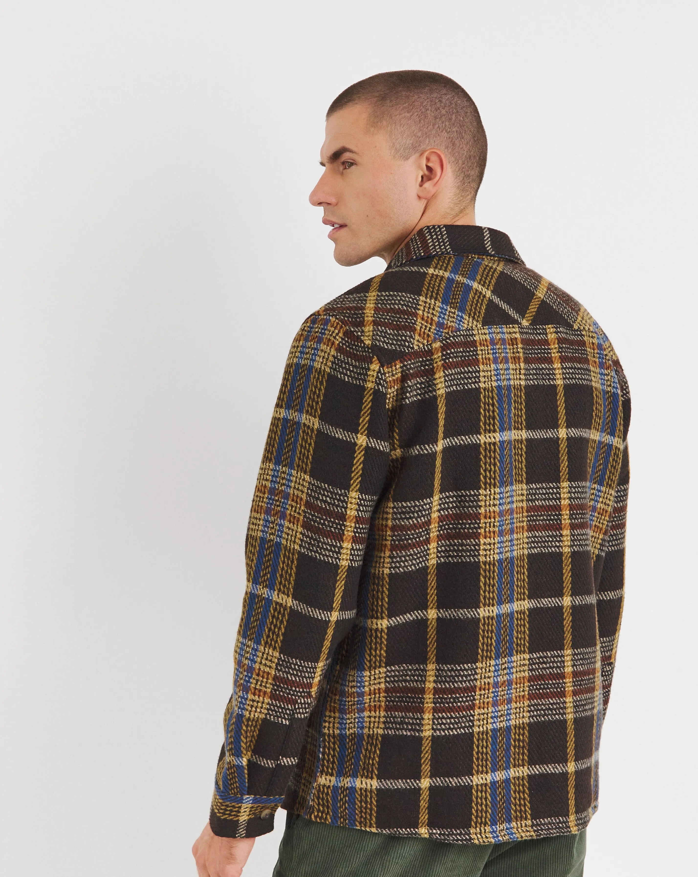 Double Pocket Check Overshirt 4 Double Pocket Check Overshirt