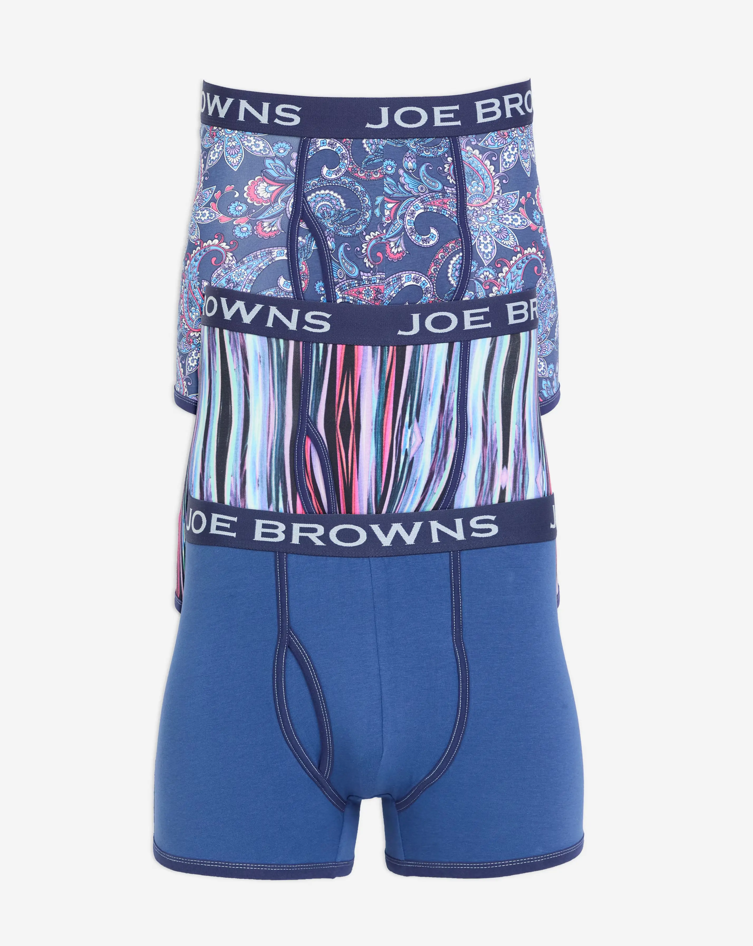 Joe Browns 3 Pack Boxers 1 Joe Browns 3 Pack Boxers
