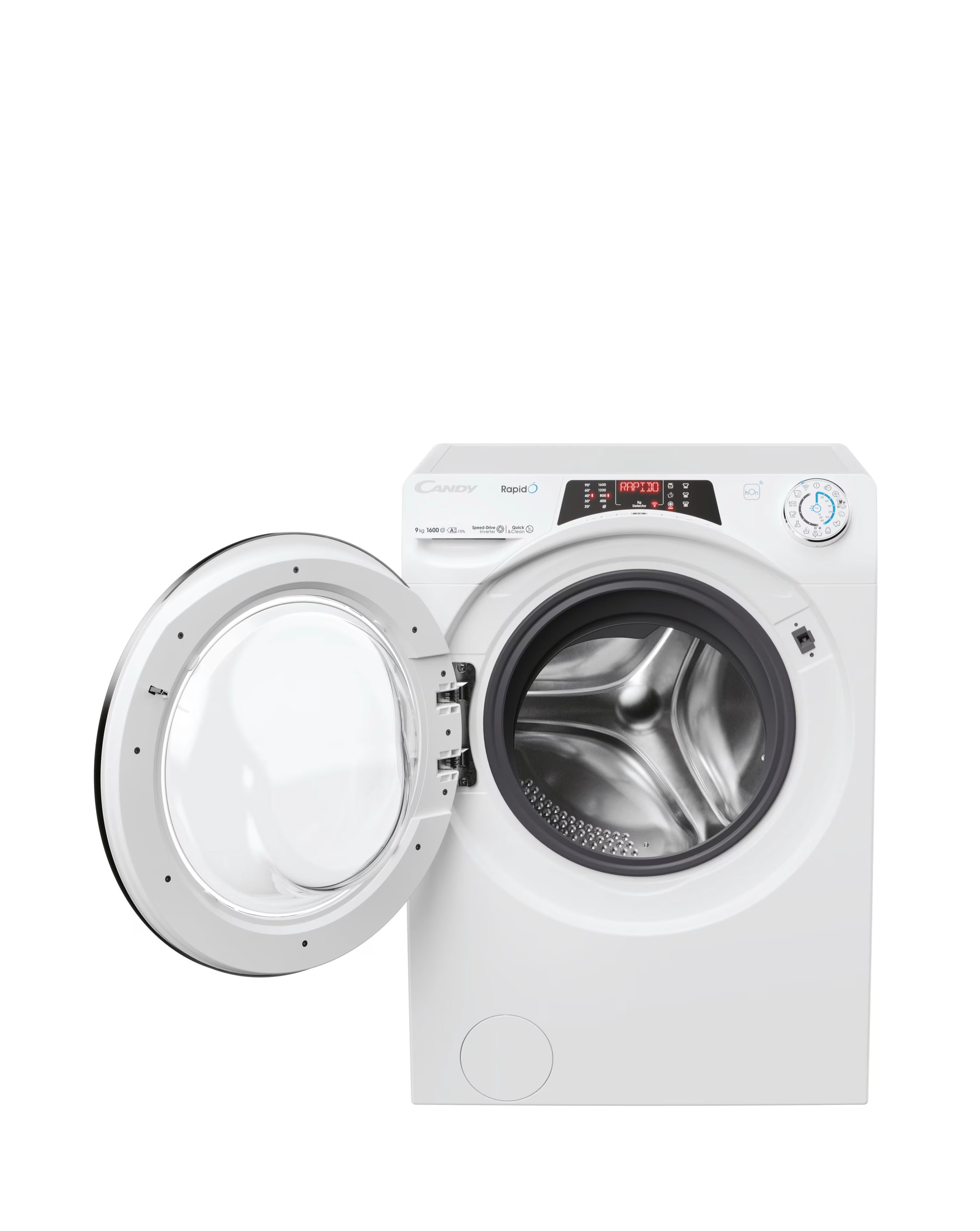 Candy RapidO 9kg 1600rpm Washing Machine White 5 Candy RapidO 9kg 1600rpm Washing Machine White