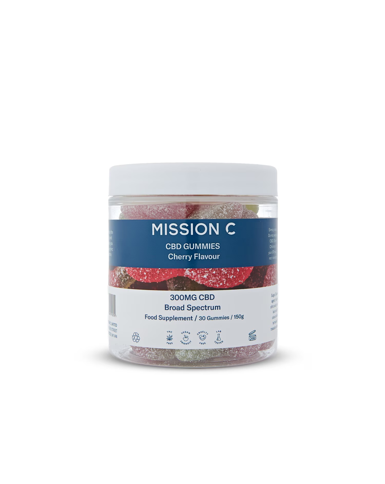 Mission C - CBD Gummies Cherry Flavour 1 Mission C - CBD Gummies Cherry Flavour