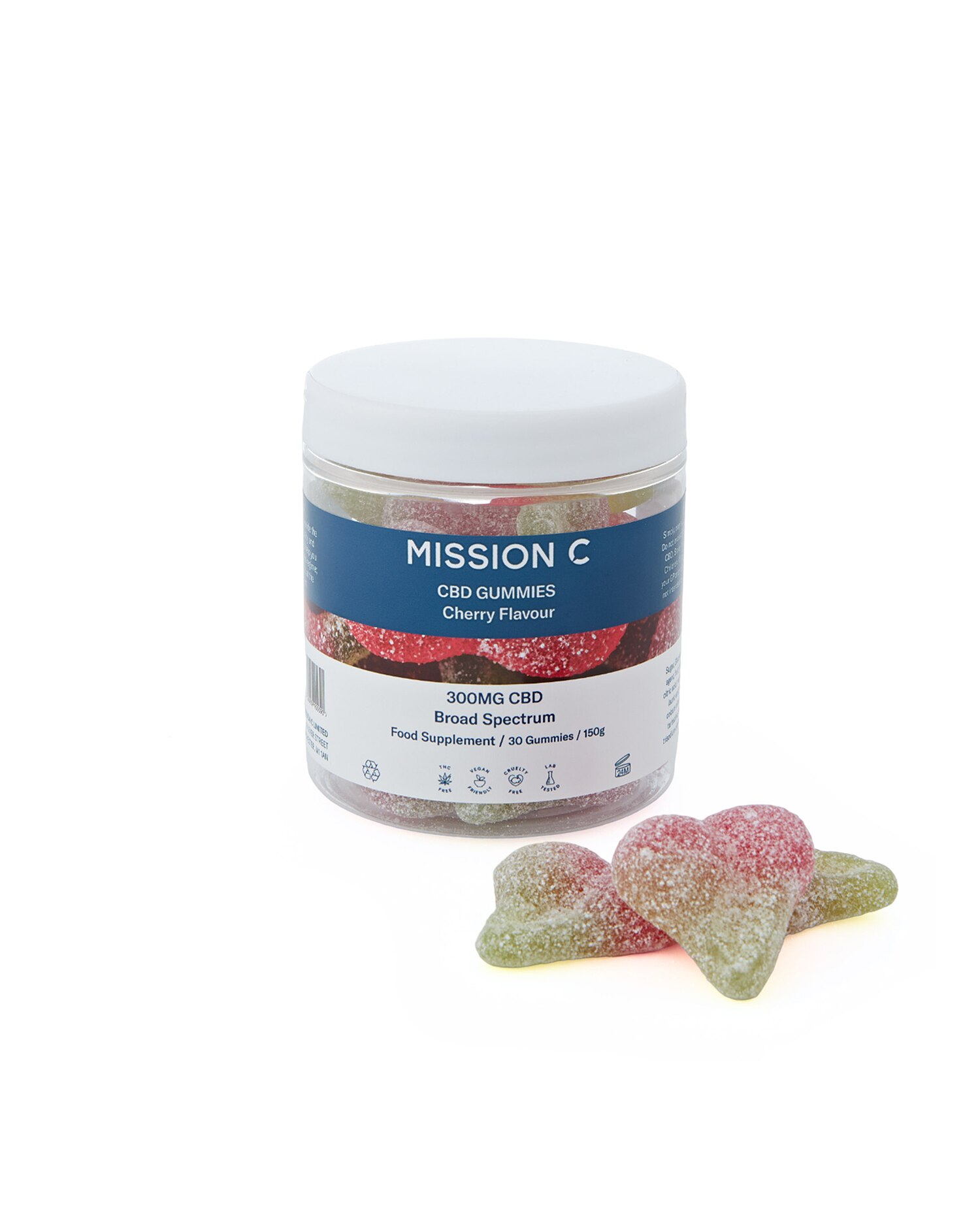Mission C - CBD Gummies Cherry Flavour 3 Mission C - CBD Gummies Cherry Flavour