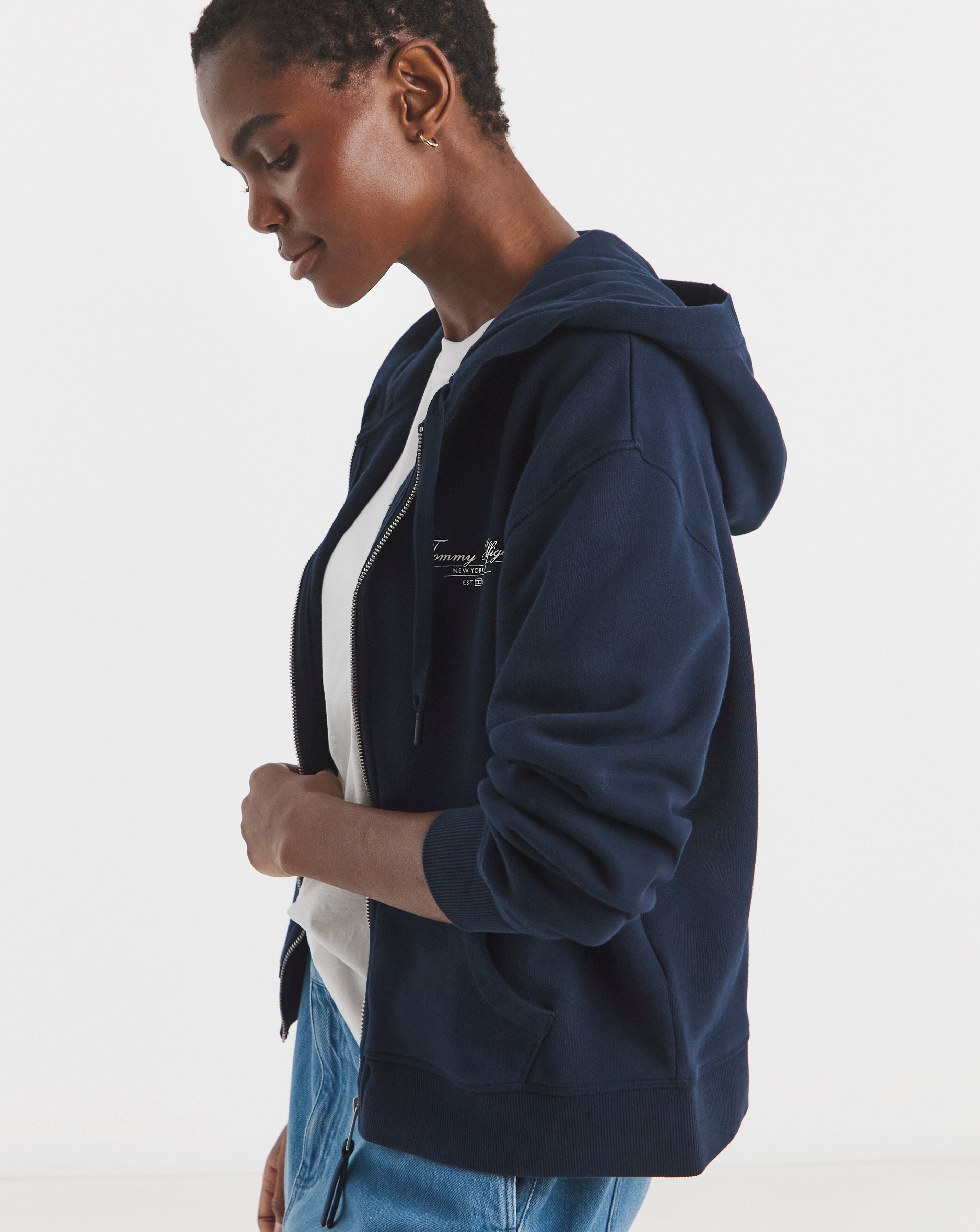 Tommy Hilfiger Script Zip Hoodie 4 Tommy Hilfiger Script Zip Hoodie
