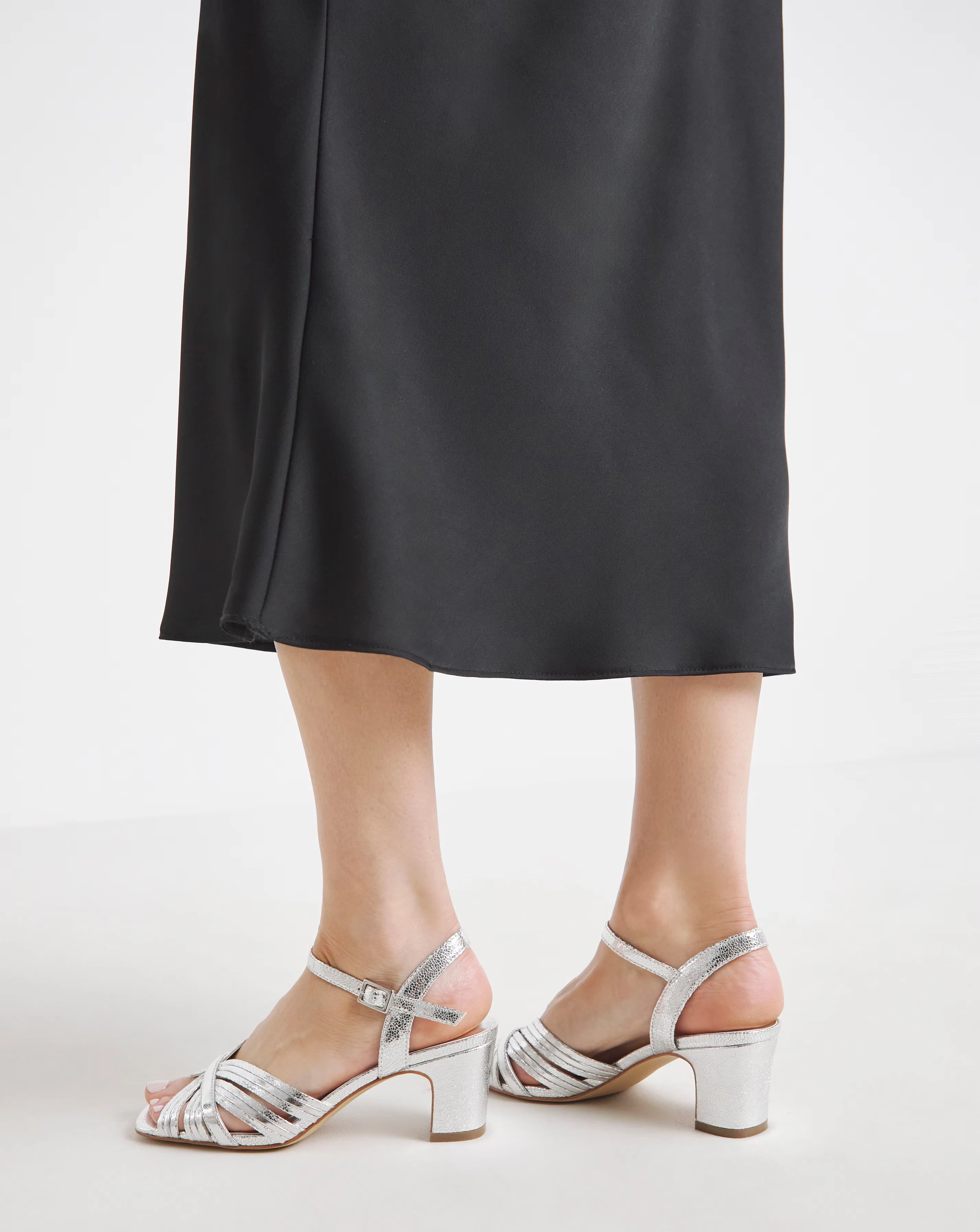 Oak Strappy Block Heel Sandals - Extra Wide Fit (EEE) 7 Oak Strappy Block Heel Sandals - Extra Wide Fit (EEE)