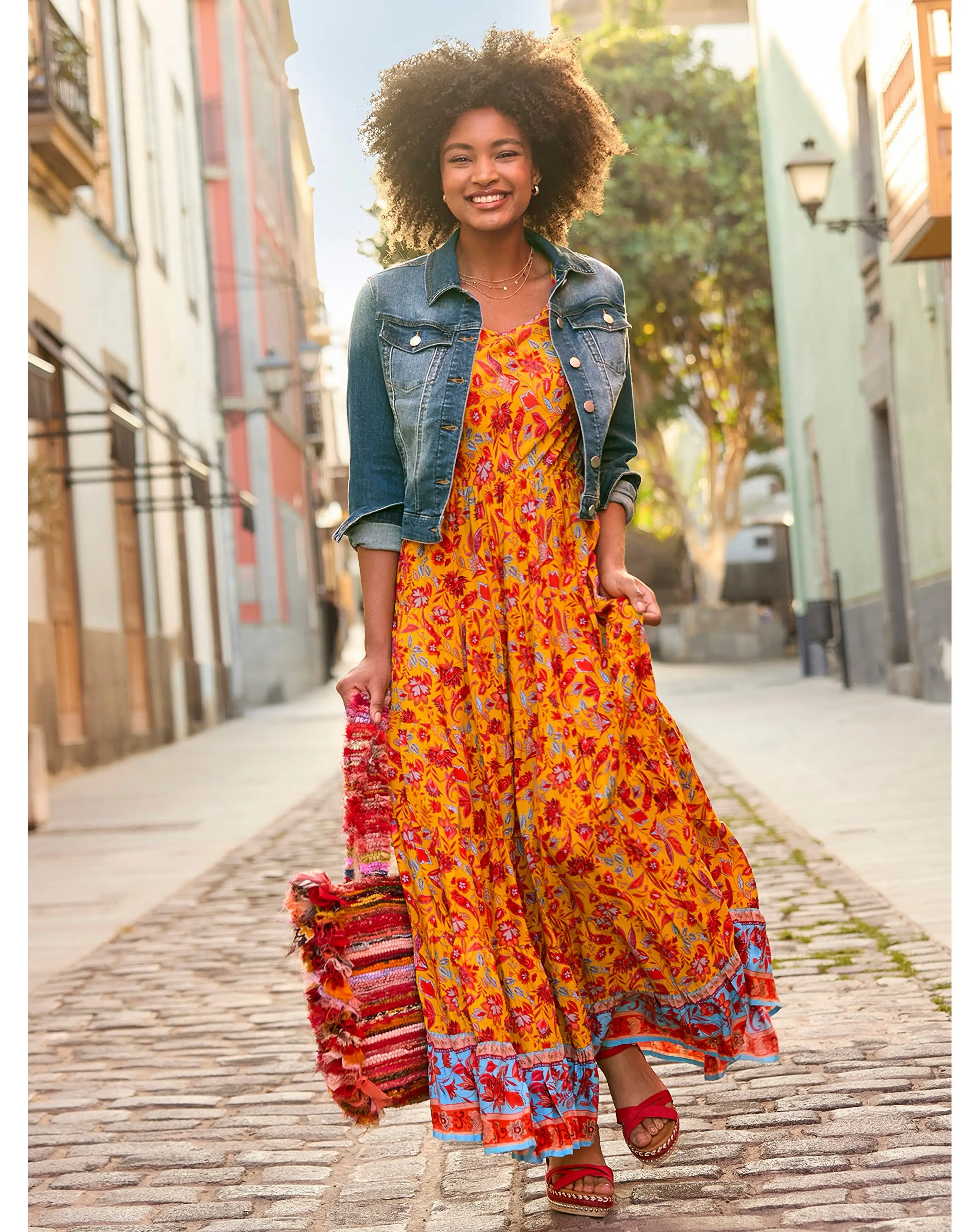 Joe Browns Joyful Summer Maxi Dress 6 Joe Browns Joyful Summer Maxi Dress