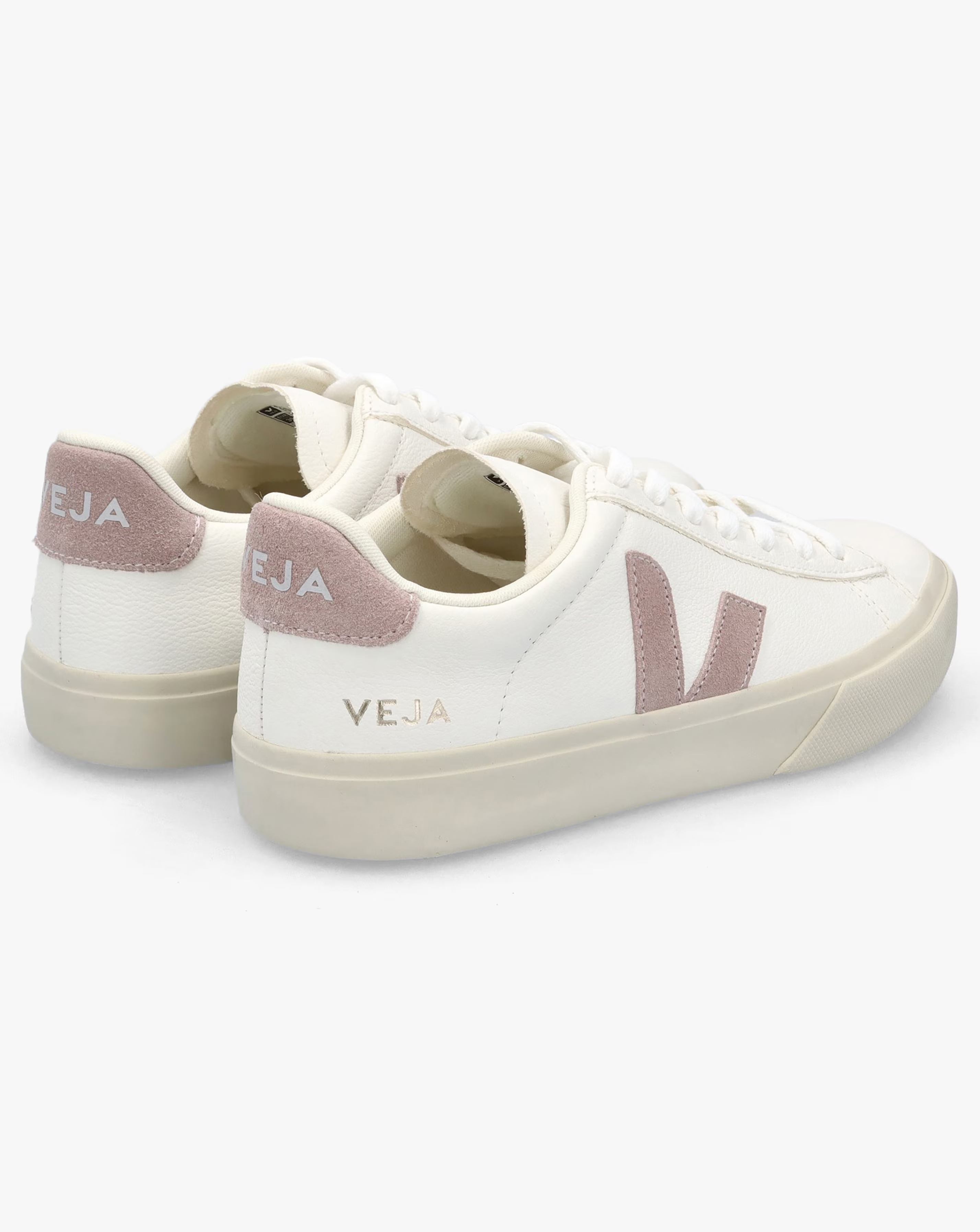 Veja Campo Extra White Babe Chromefree Leather Trainers 3 Veja Campo Extra White Babe Chromefree Leather Trainers