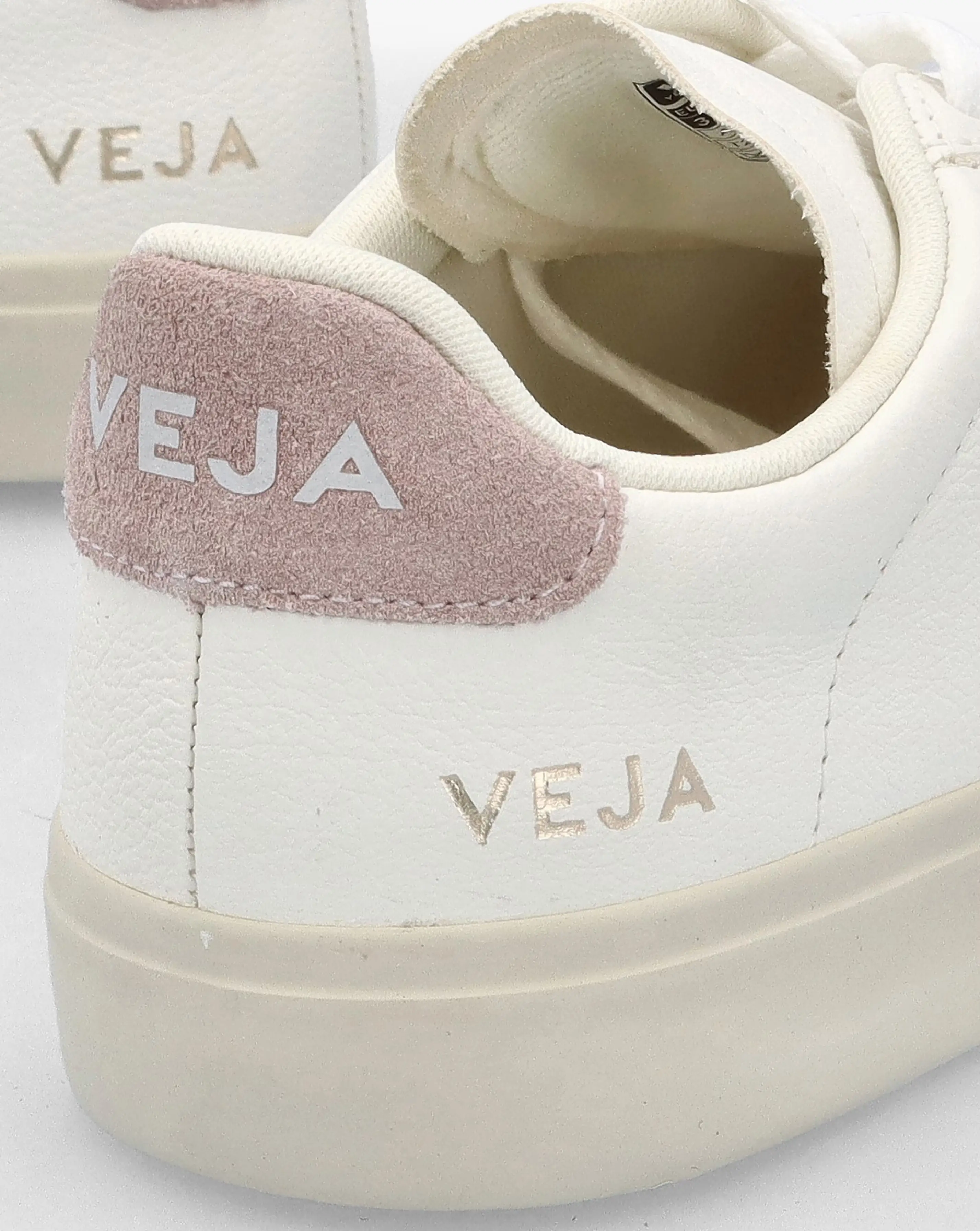 Veja Campo Extra White Babe Chromefree Leather Trainers 5 Veja Campo Extra White Babe Chromefree Leather Trainers